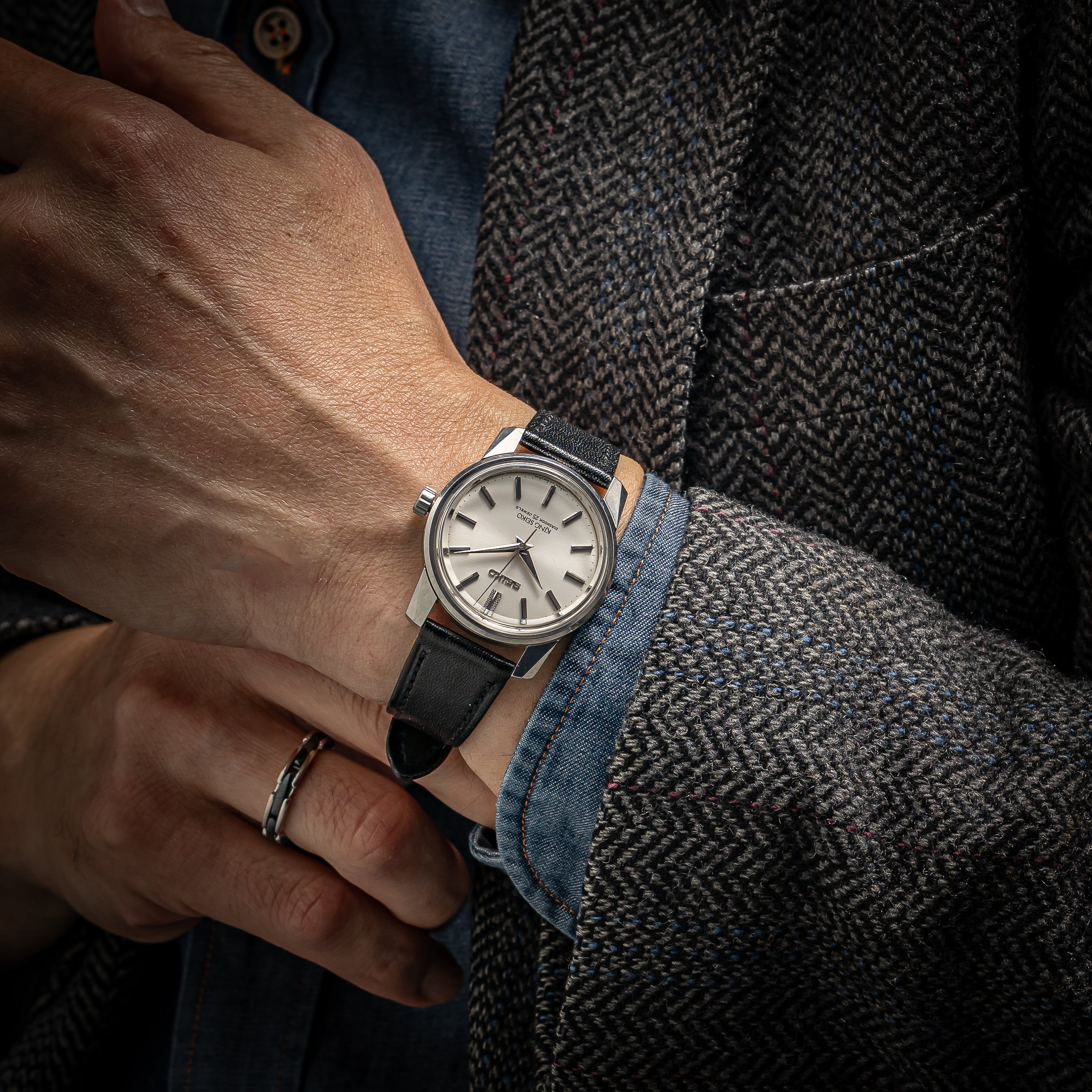 キングセイコー 1966年製 Ref.44-9990 盾メダリオン 44KS前期 手巻き KSK