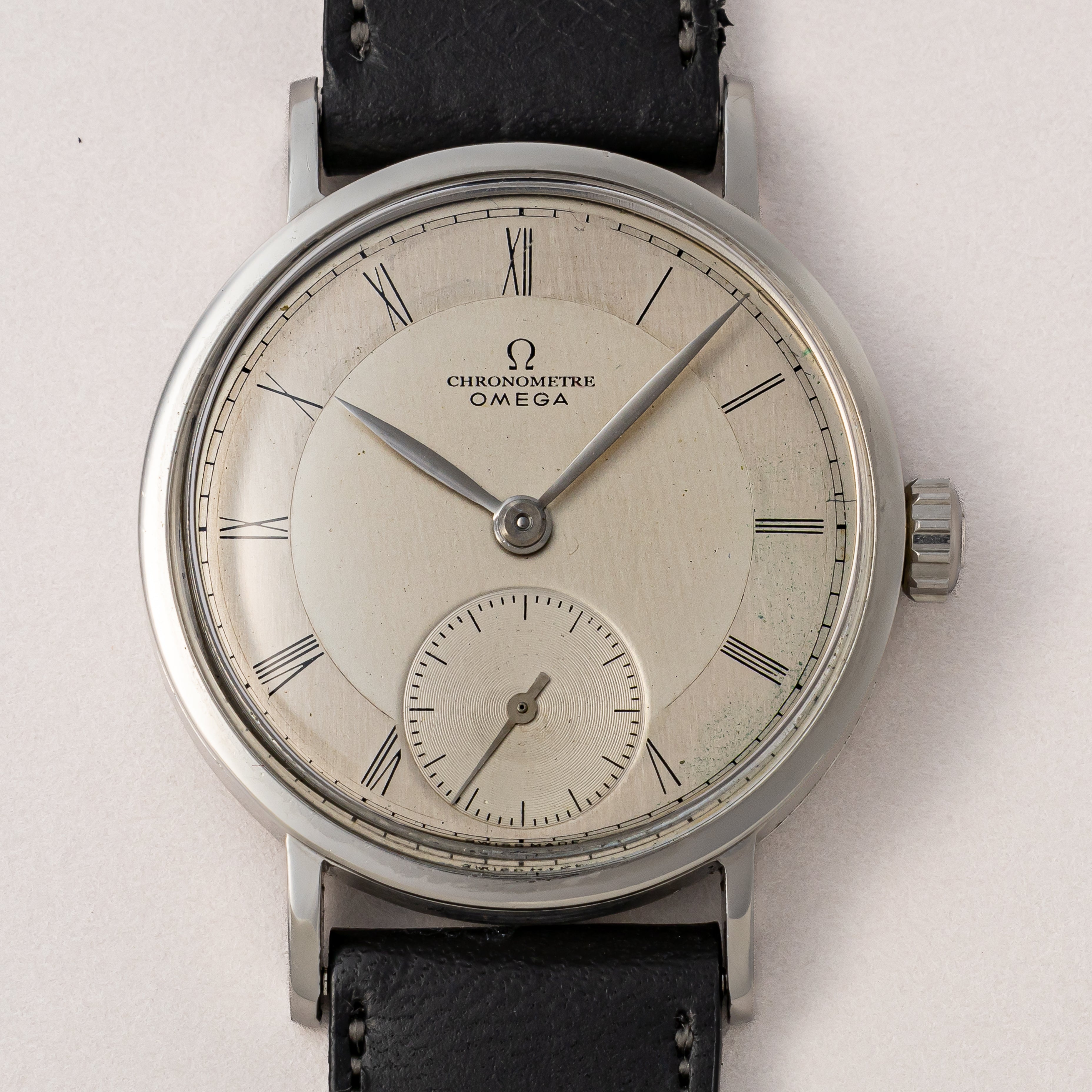 オメガ 30mmキャリバー クロノメーター 1944~46年製 Ref.2364-3 Cal.30T2RG 純正尾錠付き