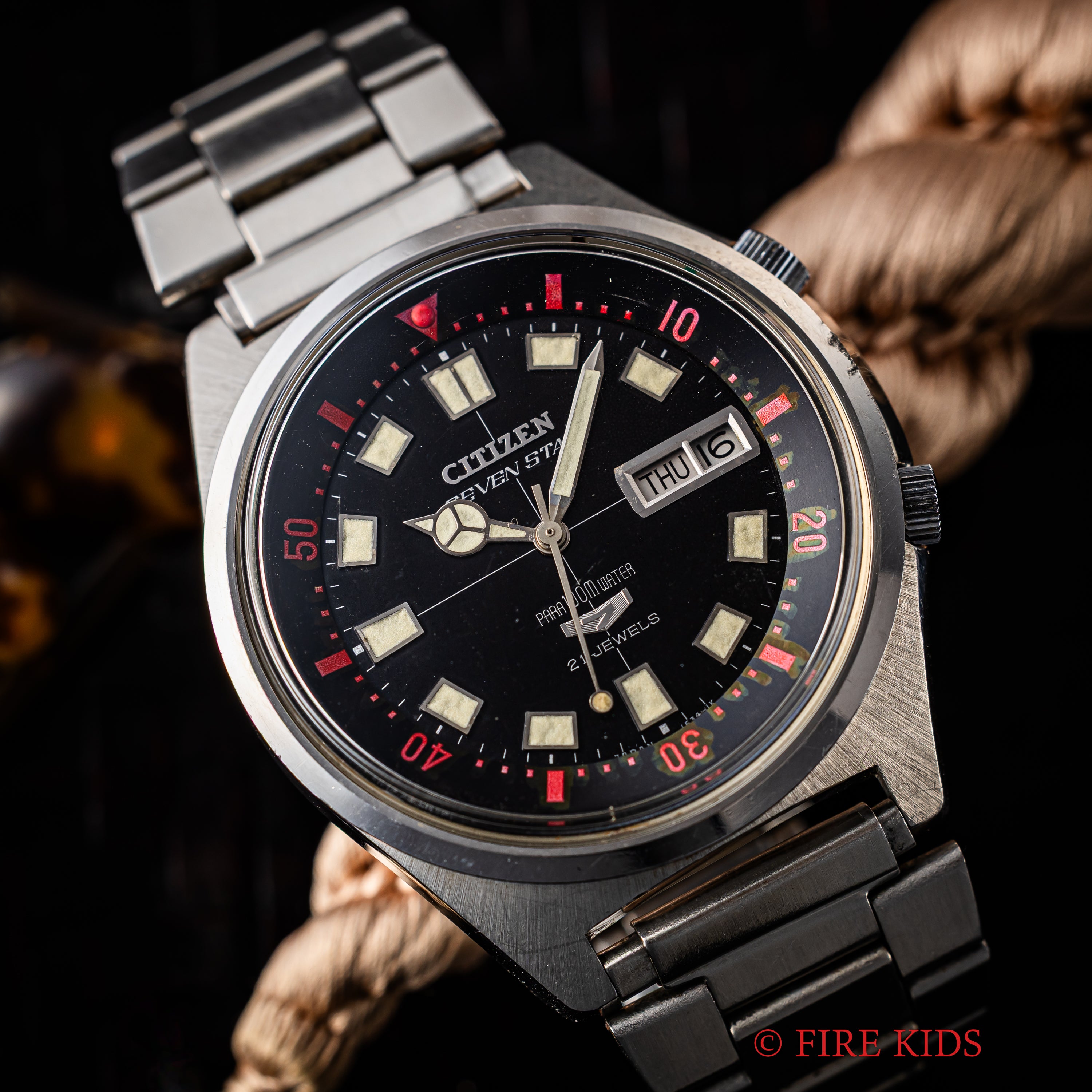 シチズン セブンスター 1968年製 ダイバー デイデイト自動巻き