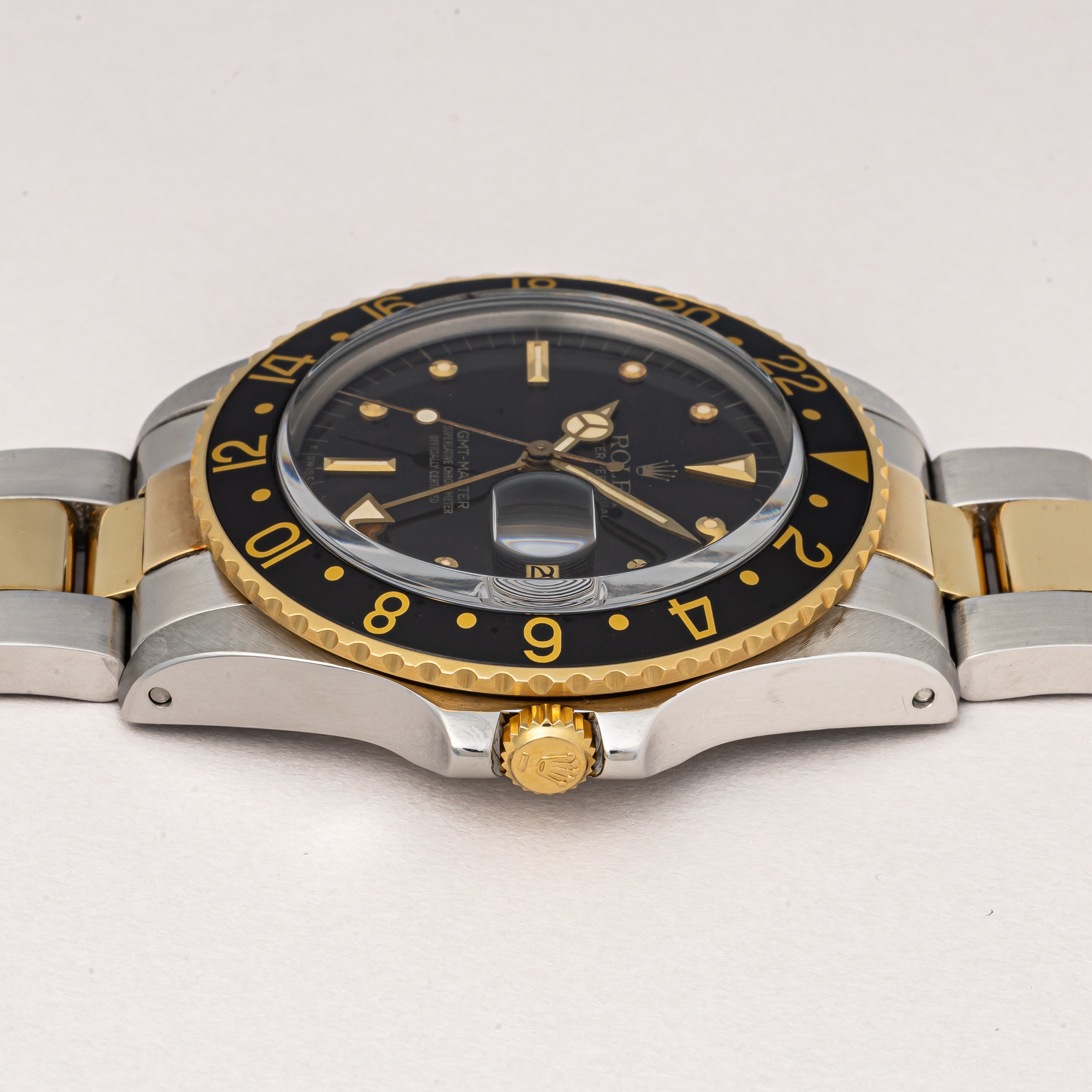 ロレックス GMTマスター 1980年製 Ref.16753 コンビ 黒ツボ