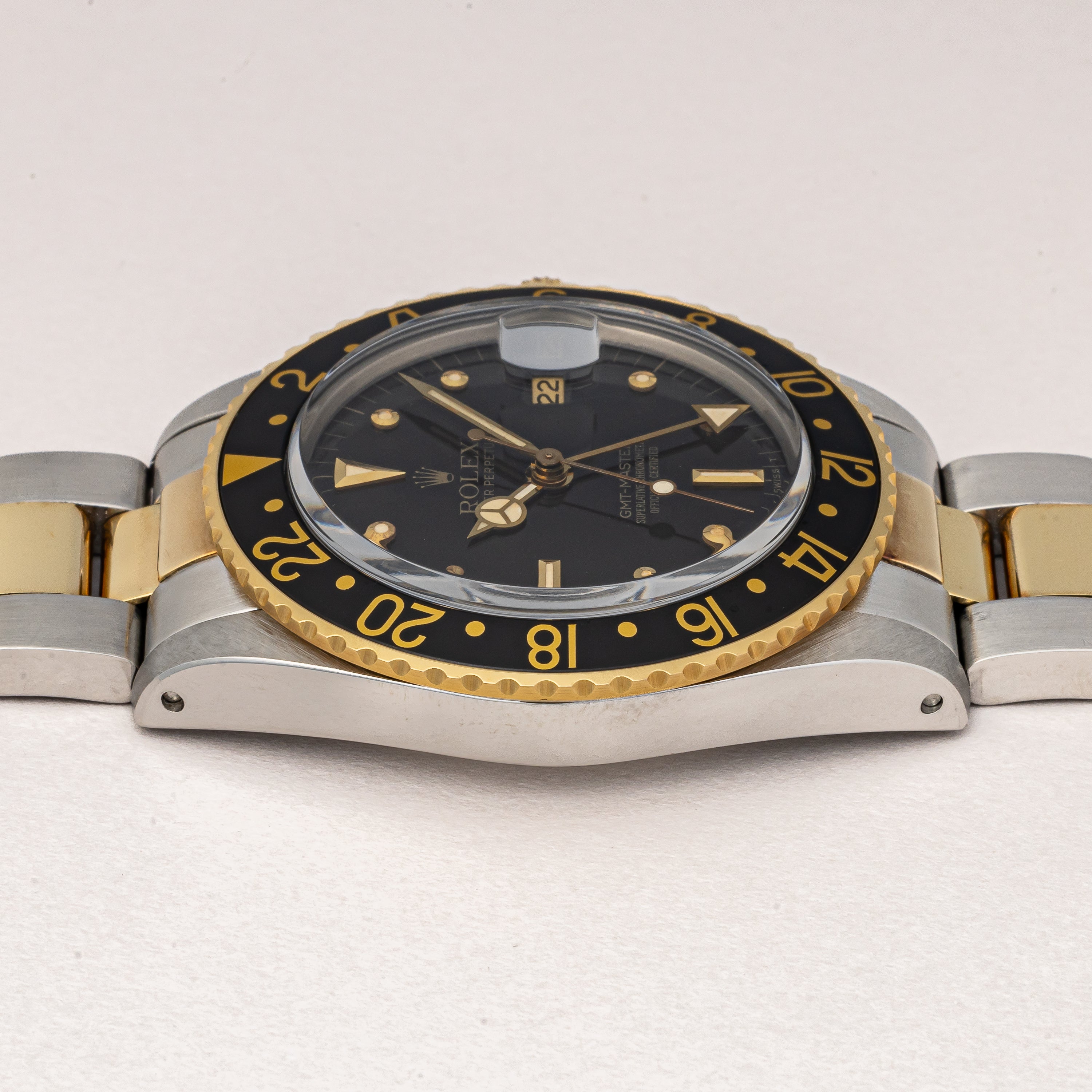 ロレックス GMTマスター 1980年製 Ref.16753 コンビ 黒ツボ