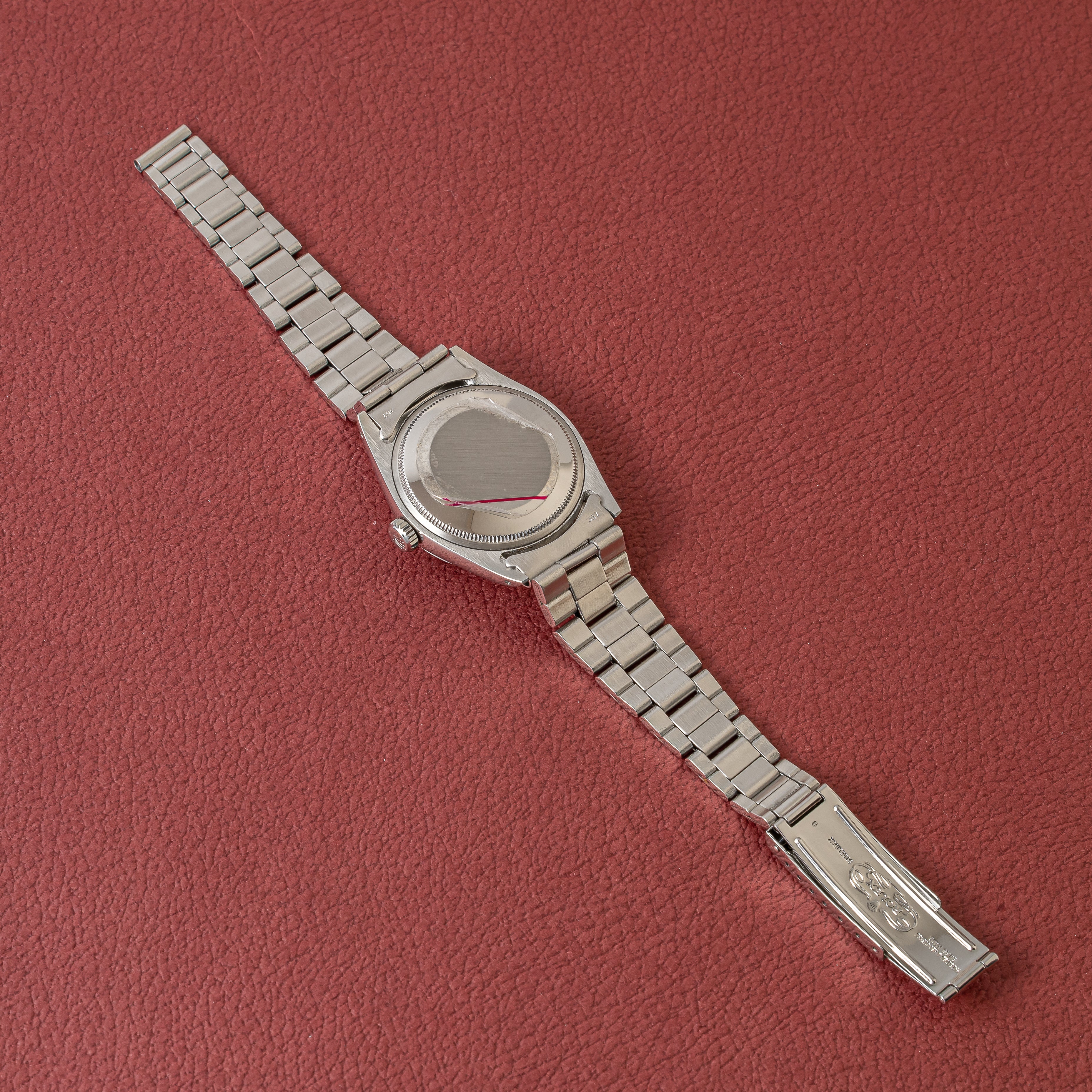 ロレックス 1972年製 オイスターパーペチュアルデイト Ref.1500 シルバーダイヤル 純正オイスターブレス