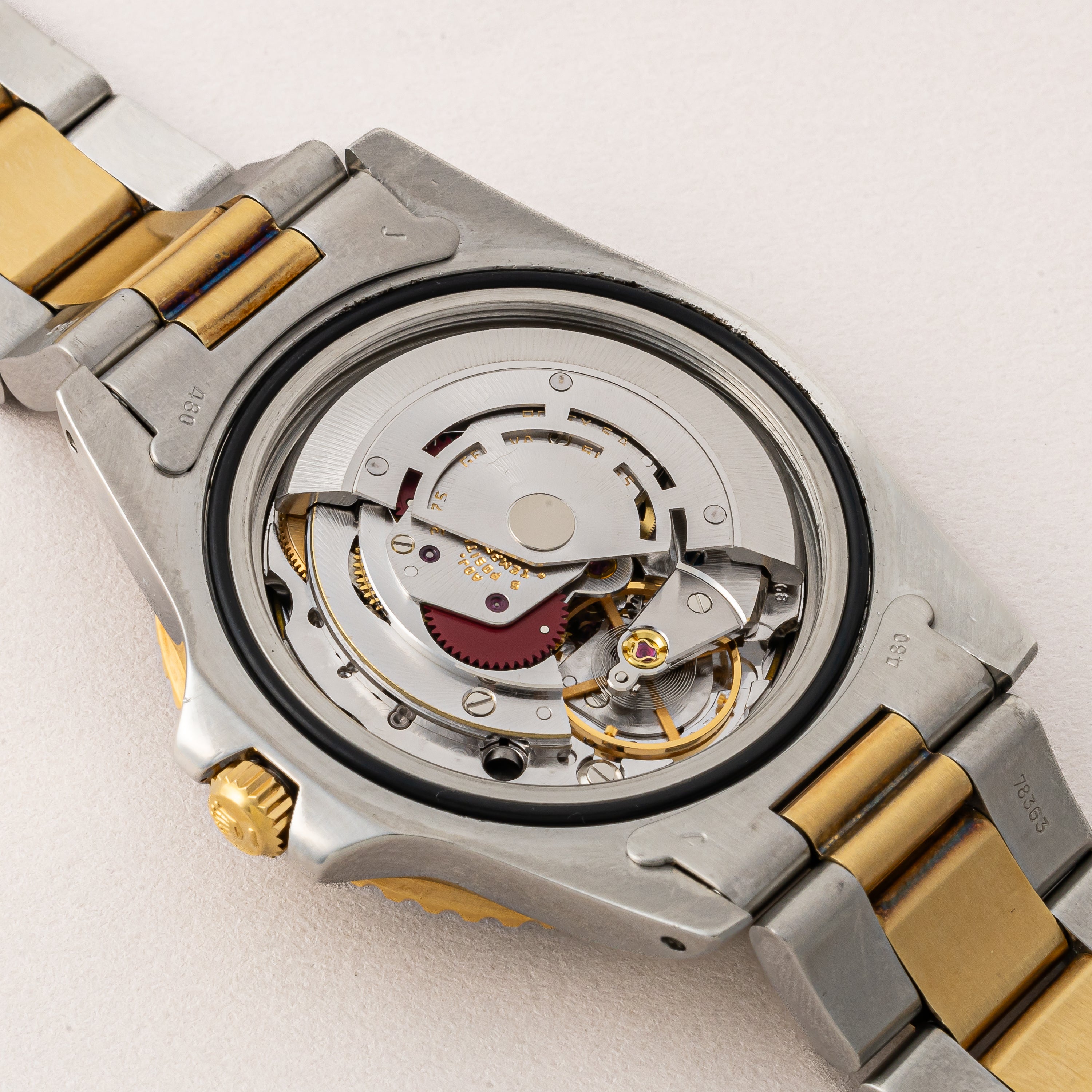 ロレックス GMTマスター 1980年製 Ref.16753 コンビ 黒ツボ