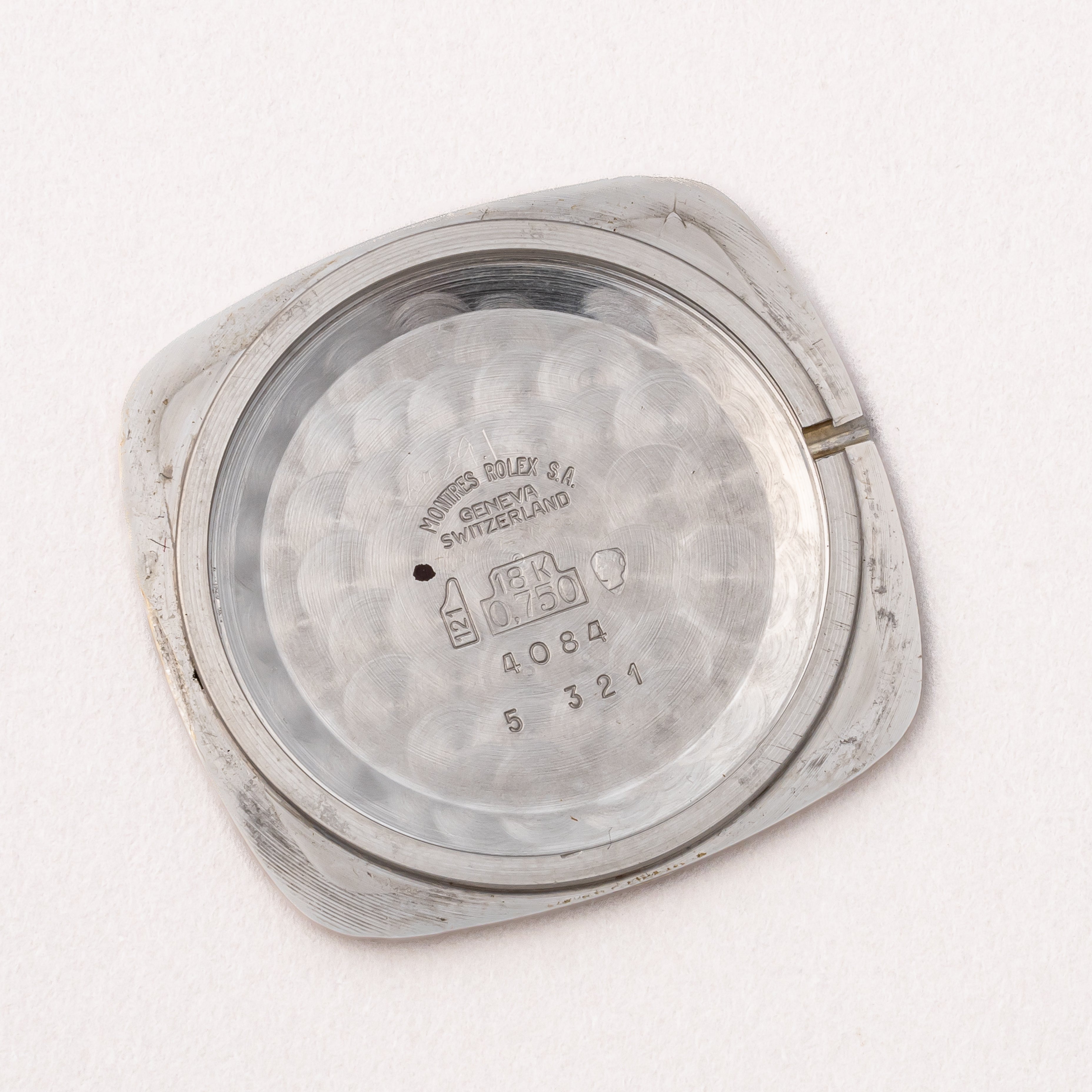 ロレックス チェリーニ 1976年~1977年製 Ref.4084 18金ホワイトゴールド 箱、ギャラ、修理明細、タグ付き