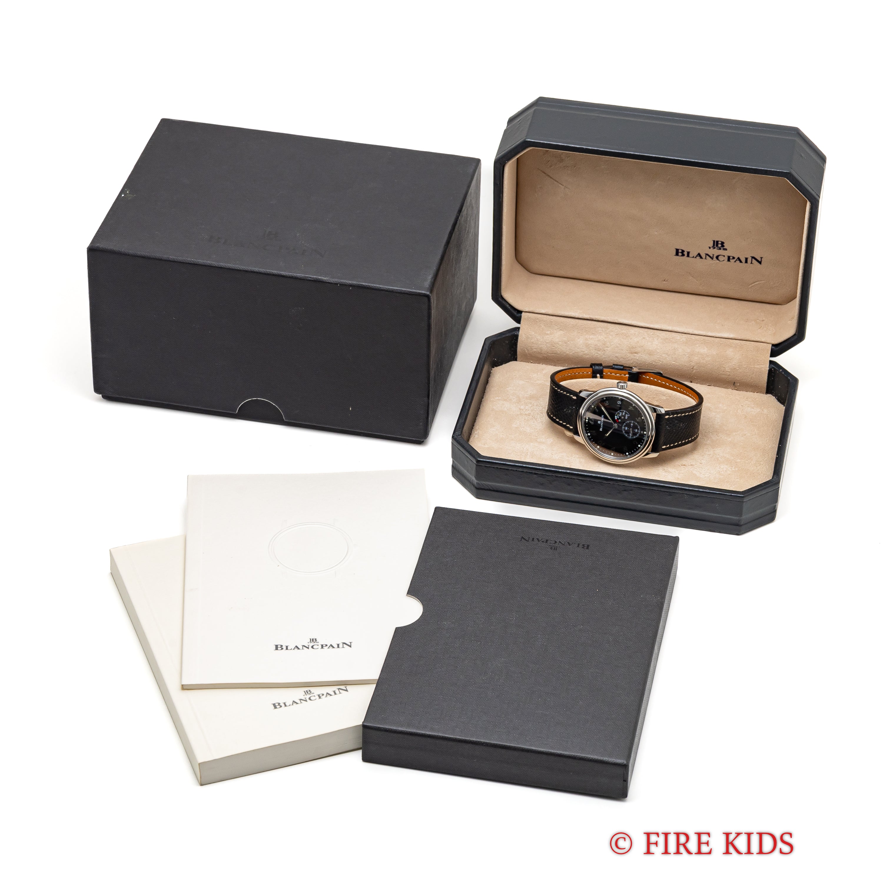 ブランパン ニュークラシック 1990年代製 100時間パワーリザーブ 手巻 cal.1106 ブラックアラビアダイヤル