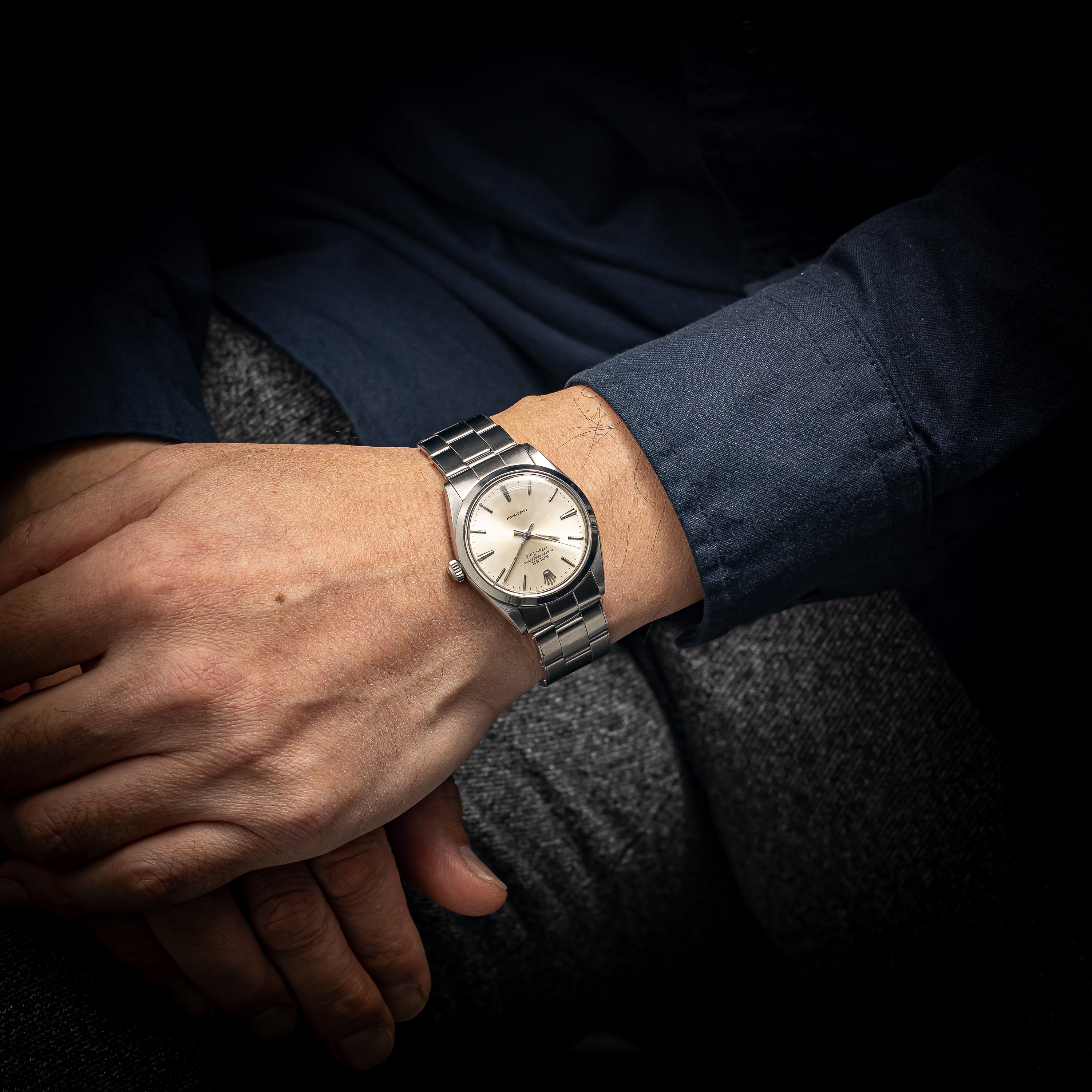 ロレックス エアキング 1967年製 Ref.5500 シルバーダイヤル