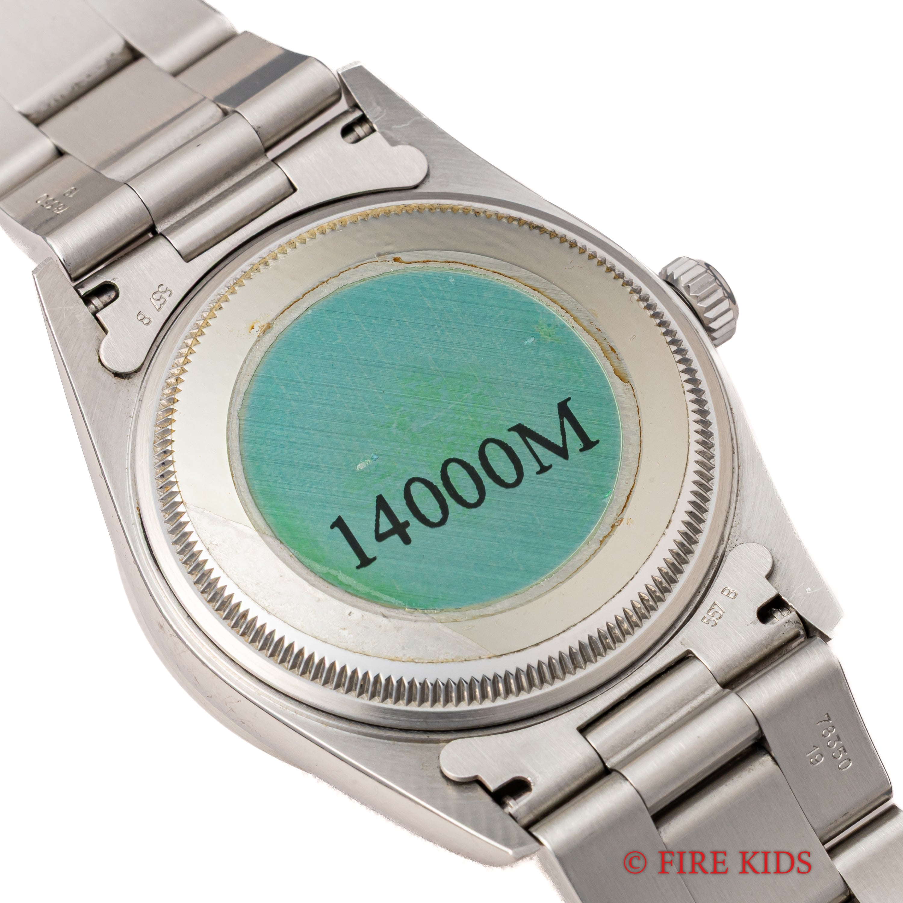 ロレックス エアキング 2001年製 Ref.14000M ブルーダイヤル Cal.3130 純正オイスターブレス