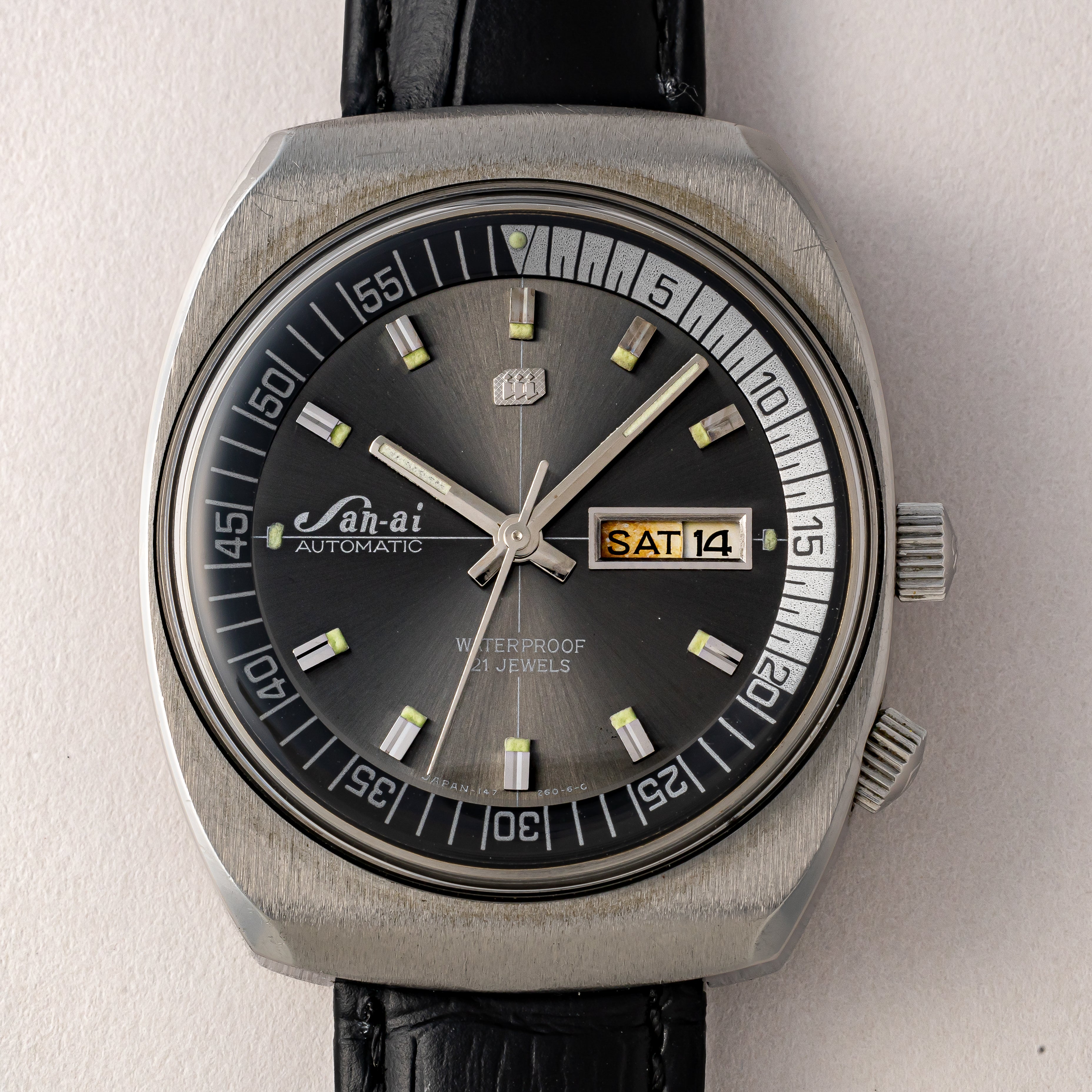 リコー San-ai インナー回転ベゼル 1970年代製 Ref.4169 自動巻デイデイト