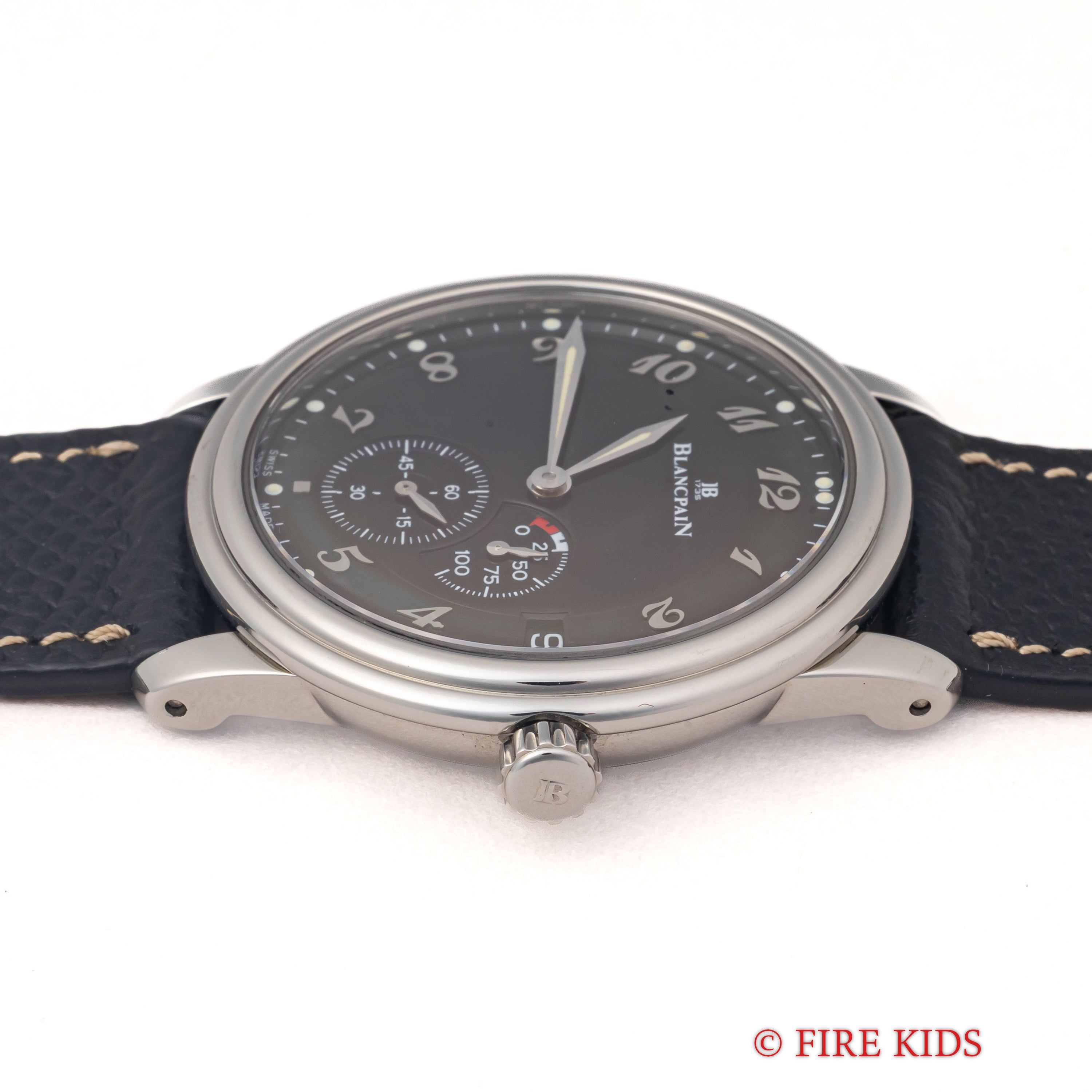 ブランパン ニュークラシック 1990年代製 100時間パワーリザーブ 手巻 cal.1106 ブラックアラビアダイヤル