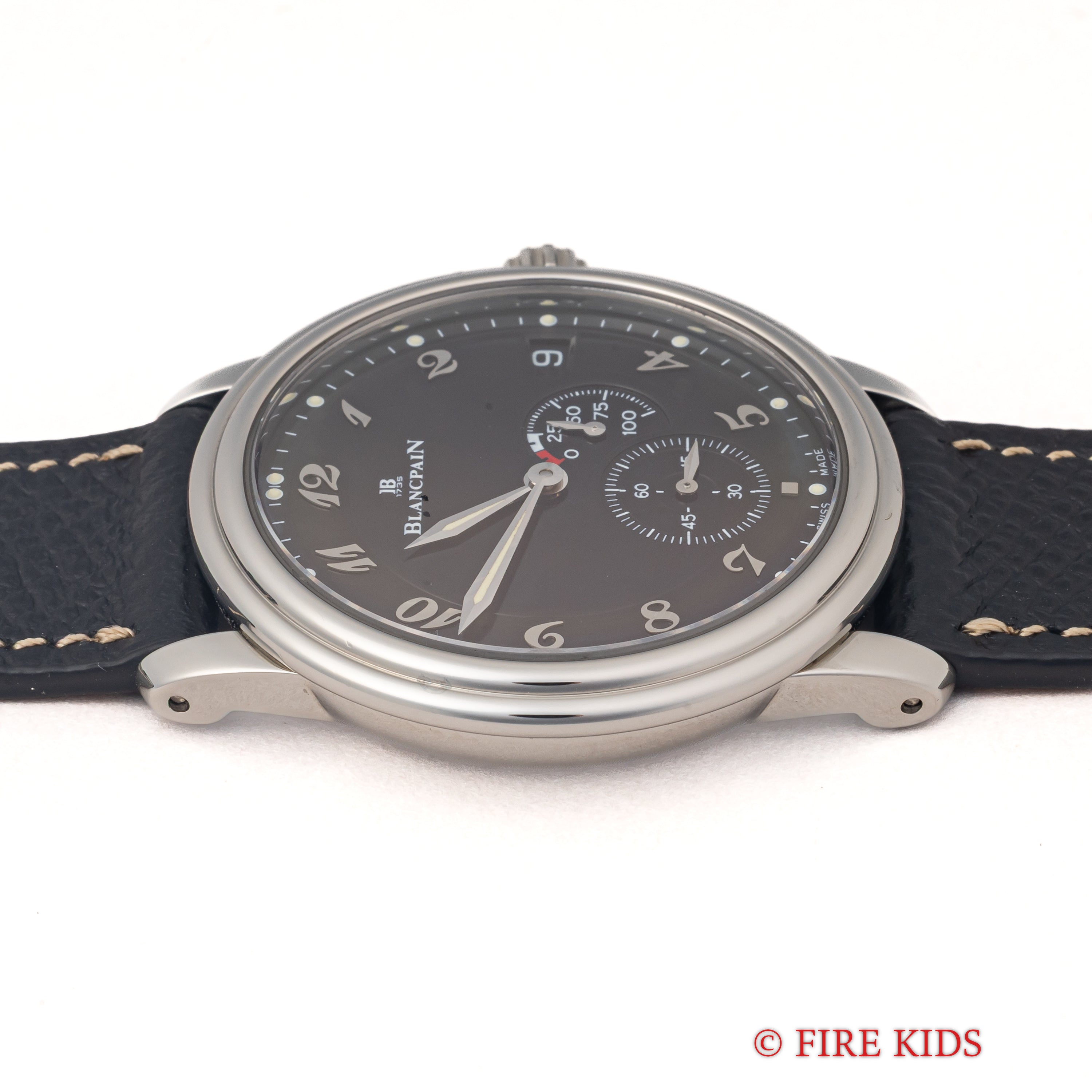 ブランパン ニュークラシック 1990年代製 100時間パワーリザーブ 手巻 cal.1106 ブラックアラビアダイヤル