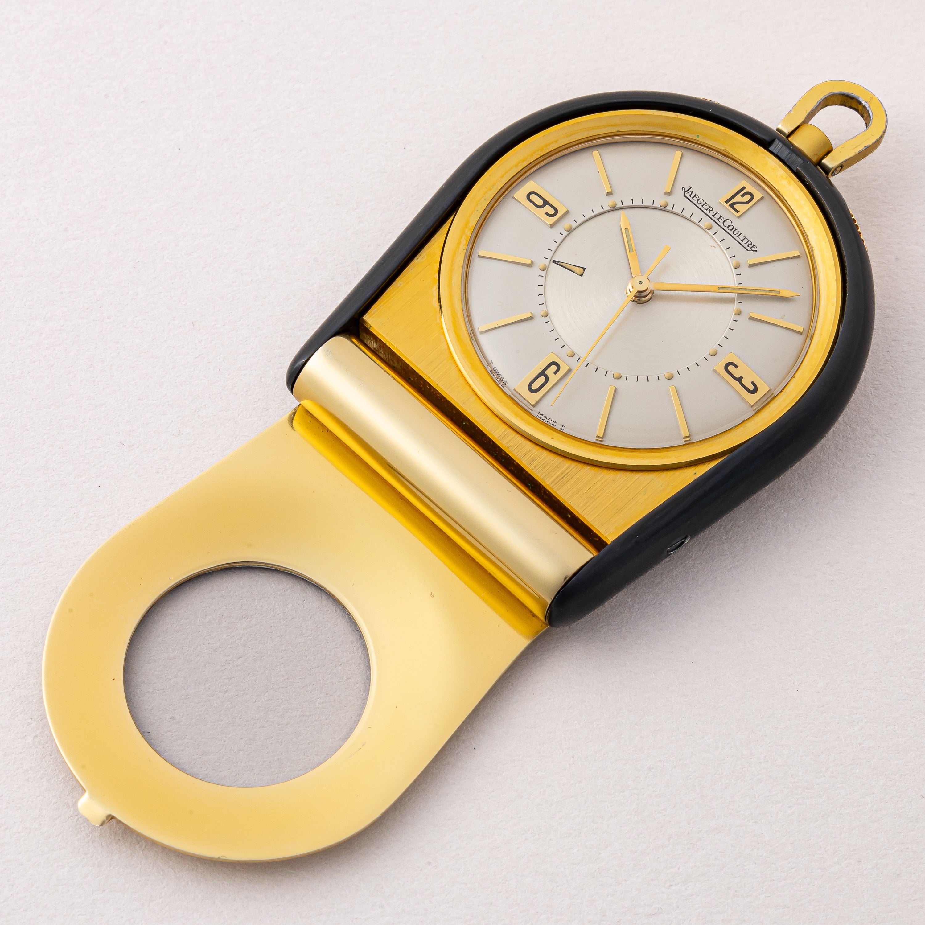 ジャガー・ルクルト アラーム トラベルウォッチ 1960年代製 ケース付き