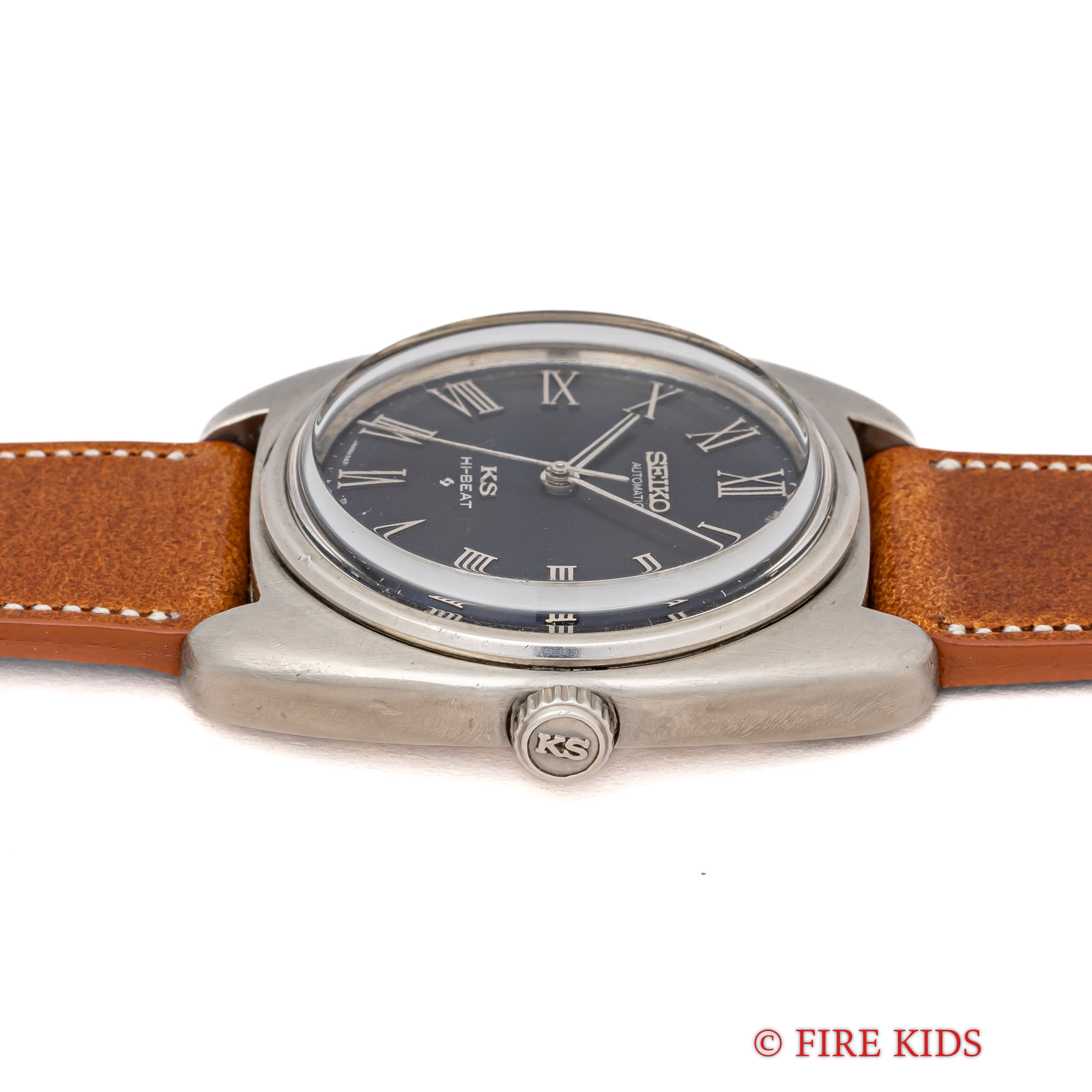 セイコー キングセイコー 56KS 1971年製 クッションケース Ref.5621-7000 ブルーローマンインデックス