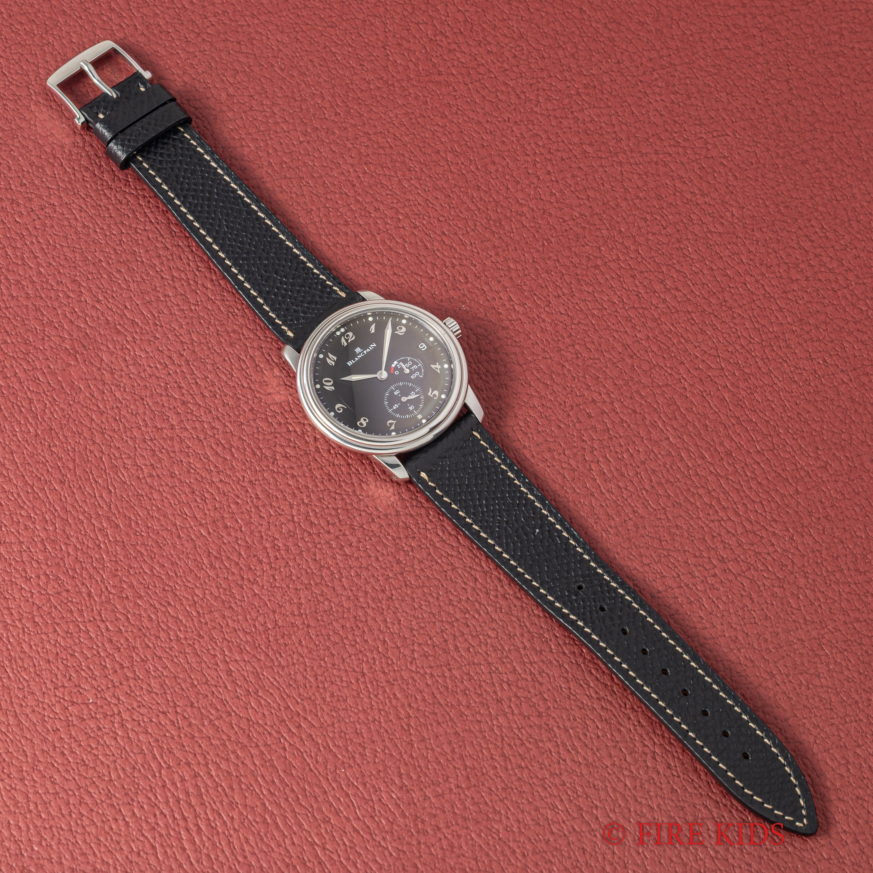 ブランパン ニュークラシック 1990年代製 100時間パワーリザーブ 手巻 cal.1106 ブラックアラビアダイヤル