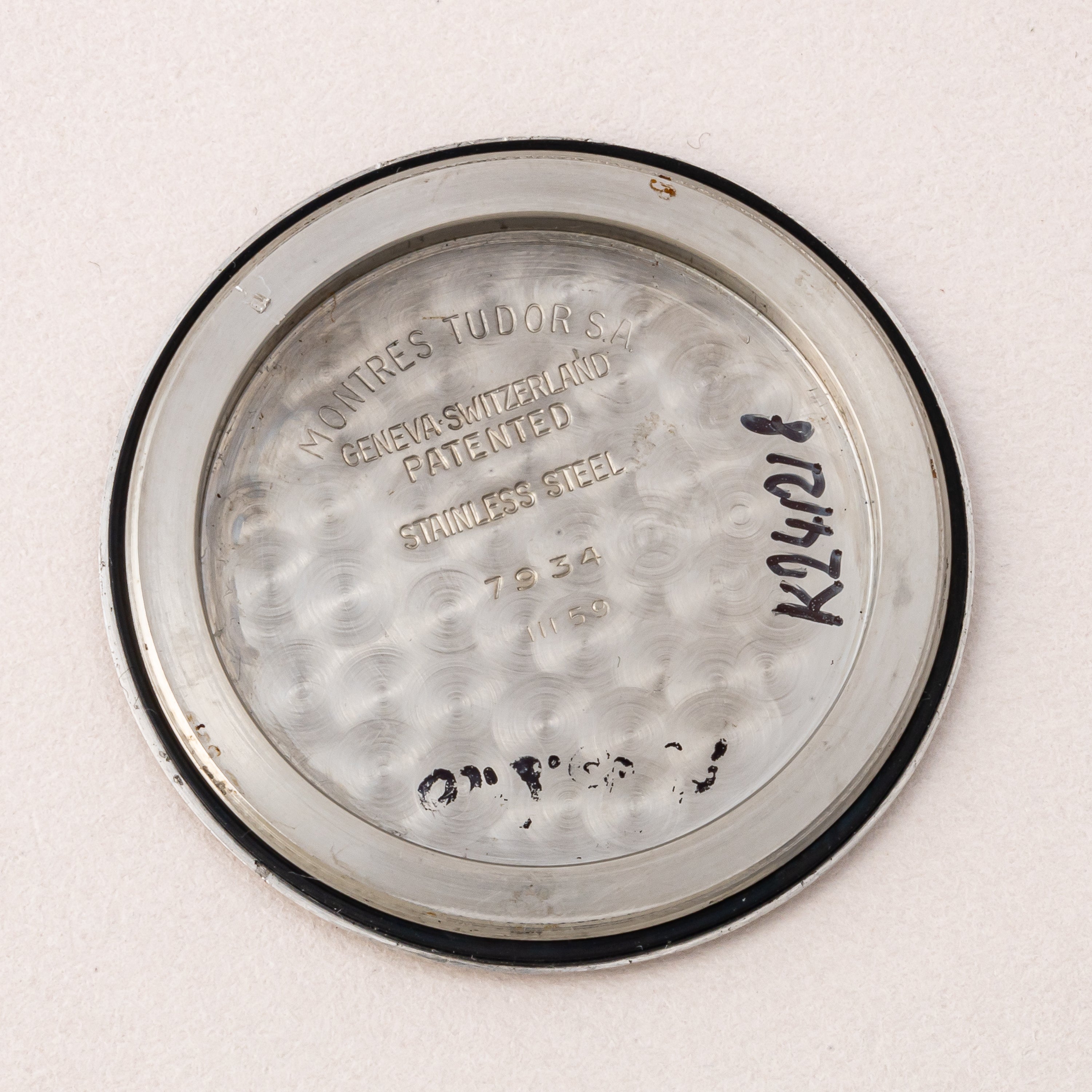 チューダー デカバラ 1959年製 Ref.7934 手巻き ブラックダイヤル