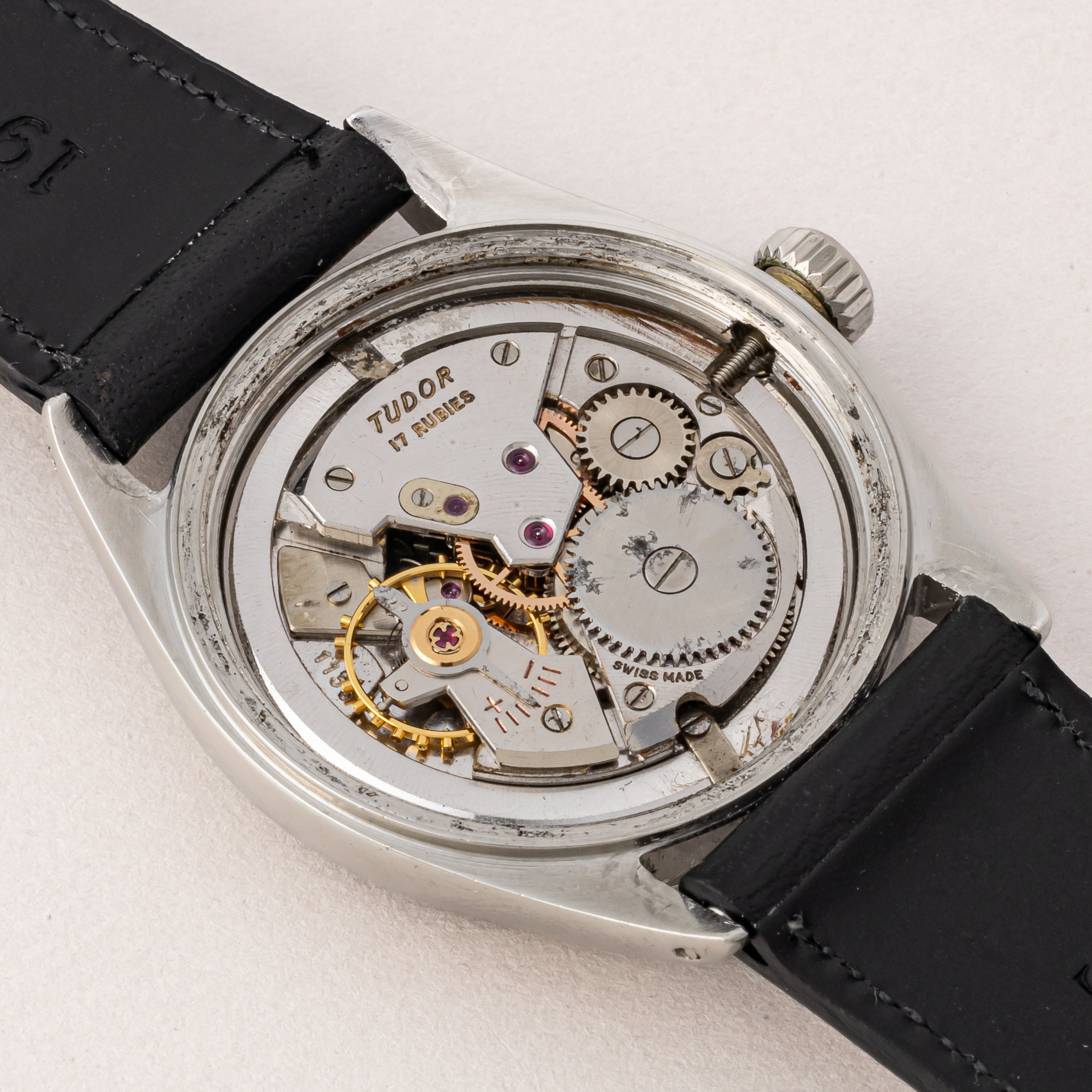 チューダー デカバラ 1959年製 Ref.7934 手巻き ブラックダイヤル