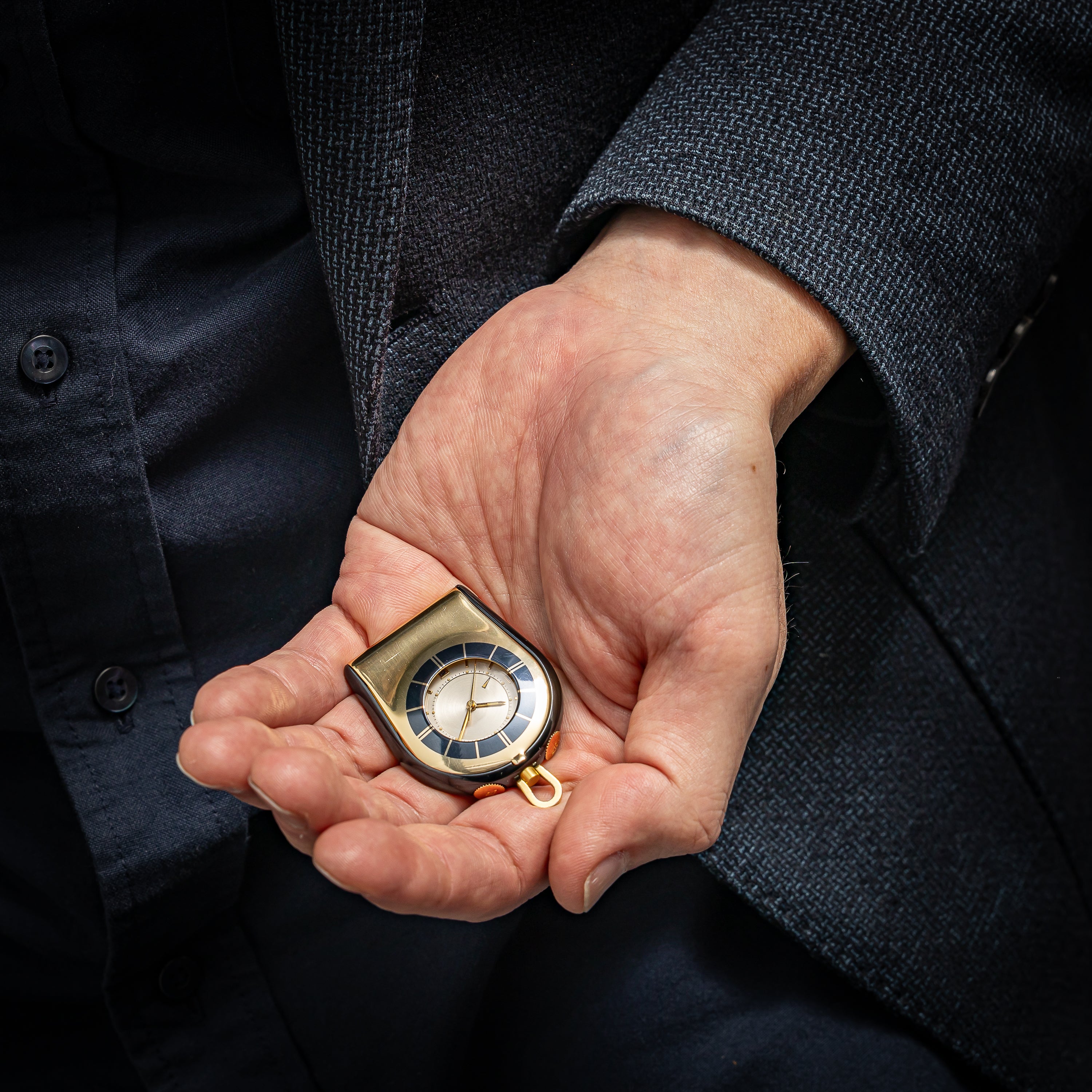 ジャガー・ルクルト アラーム トラベルウォッチ 1960年代製 ケース付き