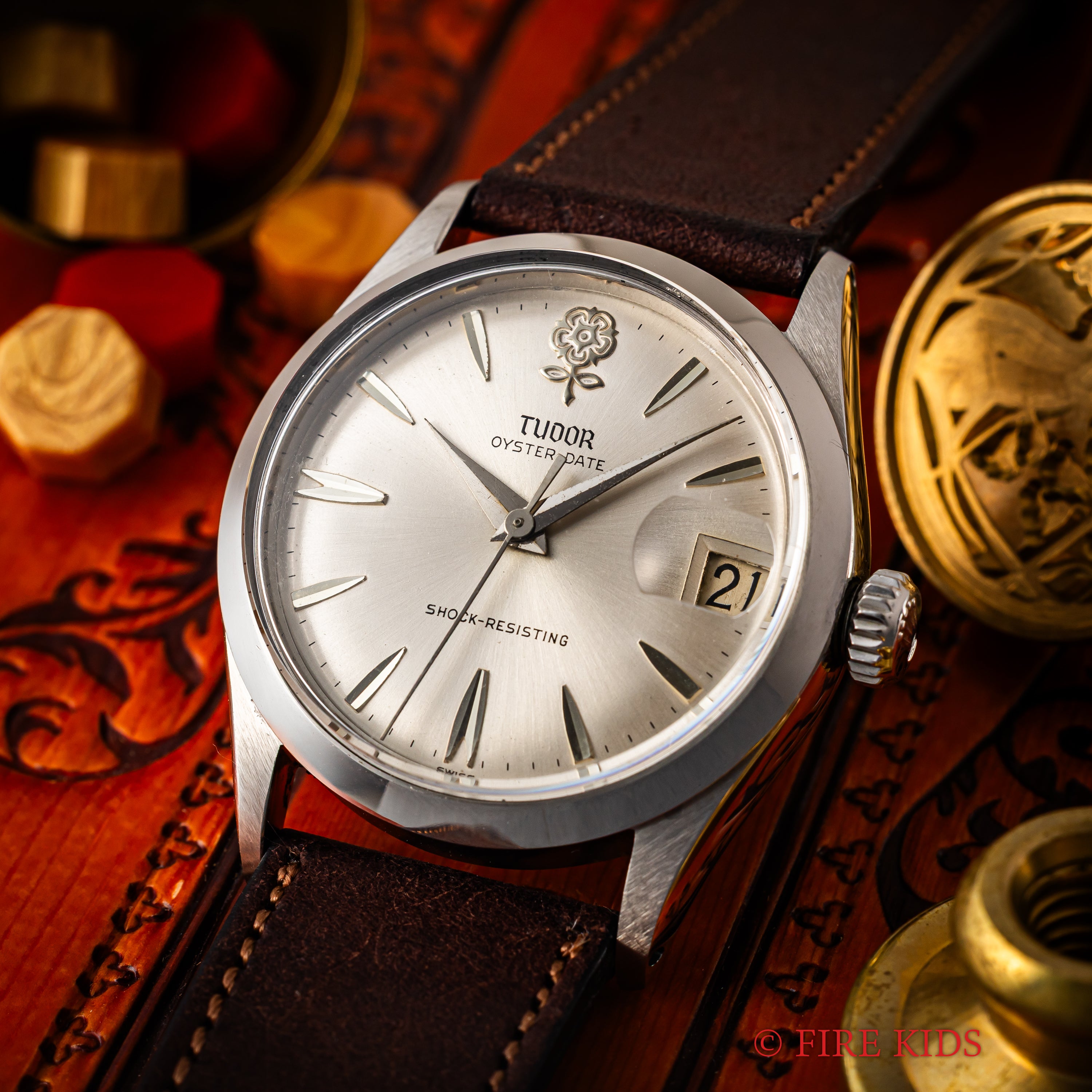 チューダー デカバラ オイスターデイト 1961年製 Ref.7974 手巻き