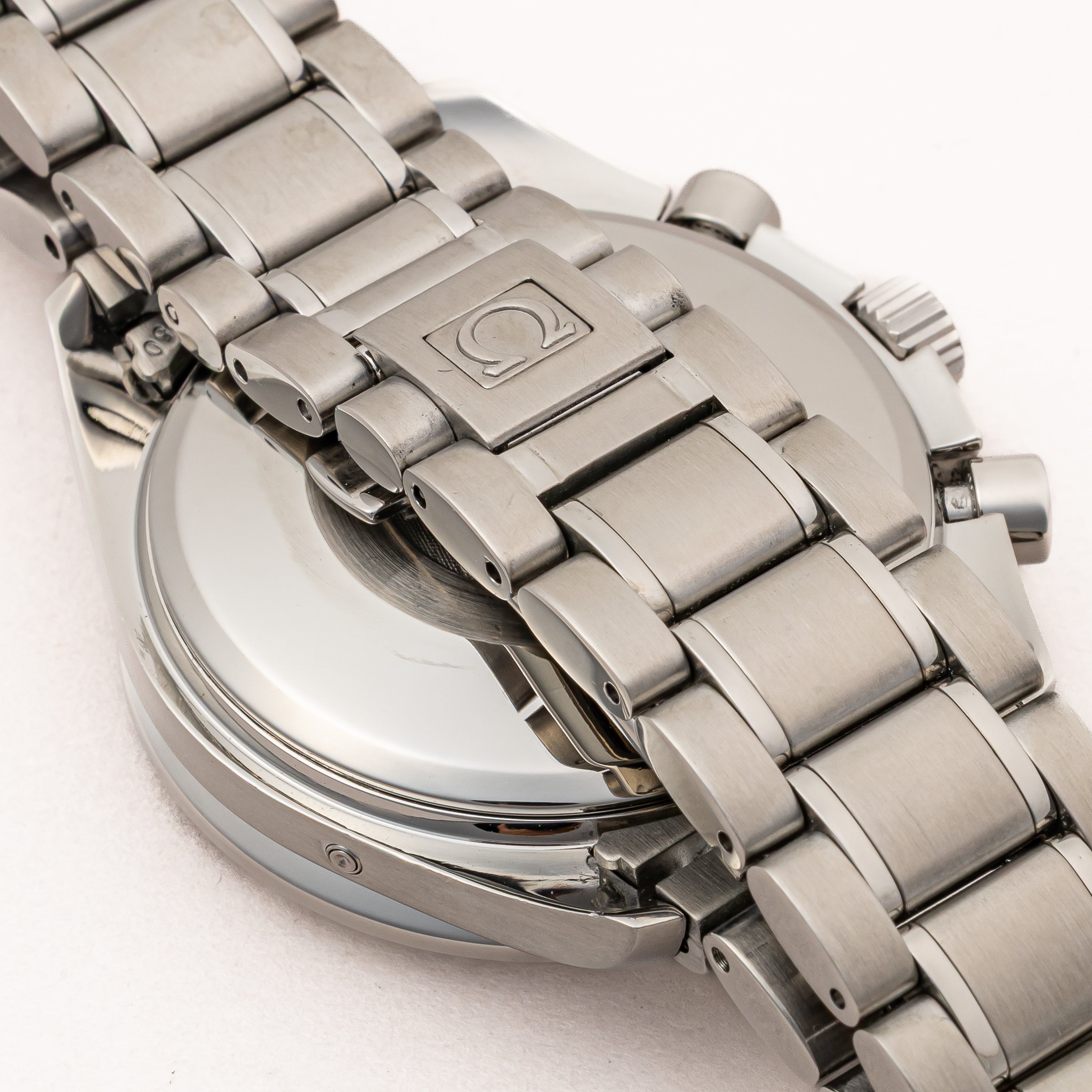 オメガ スピードマスター ブルーダイヤル トリプルカレンダークロノグラフ 1998年製 自動巻き