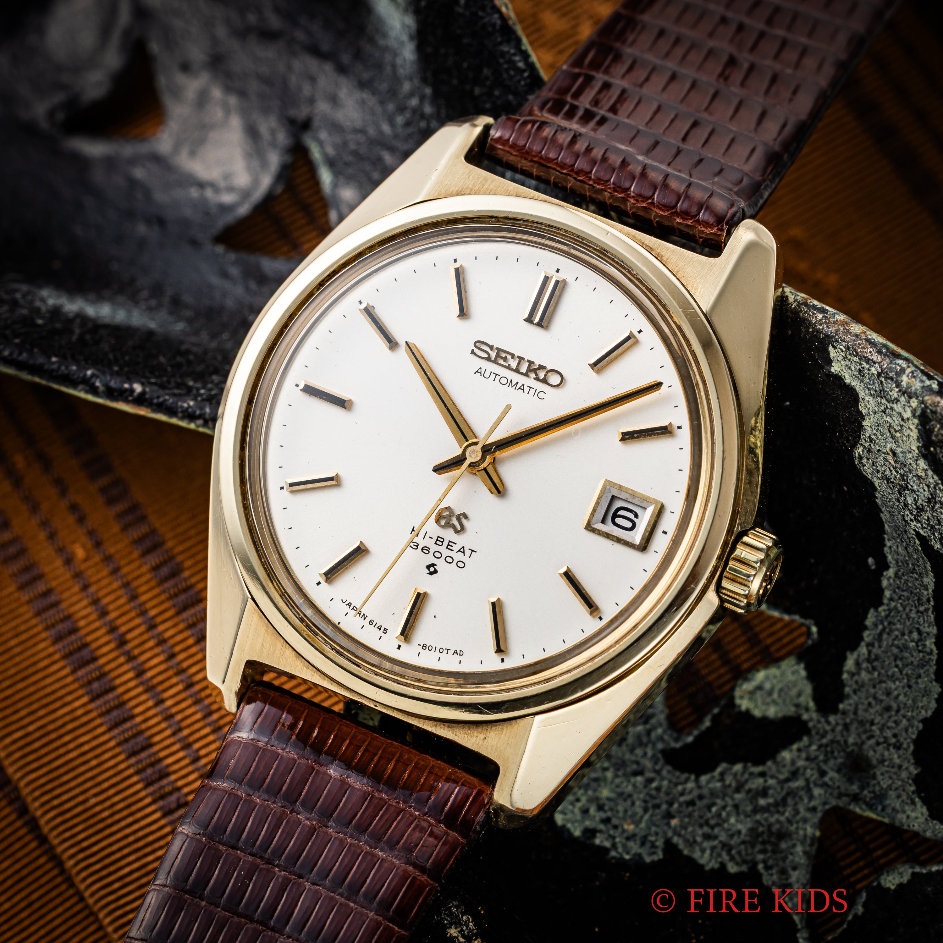 グランドセイコー 1969年製 Ref.6145-8000 CAPゴールドケース 10振動自動巻き 36000 61GS