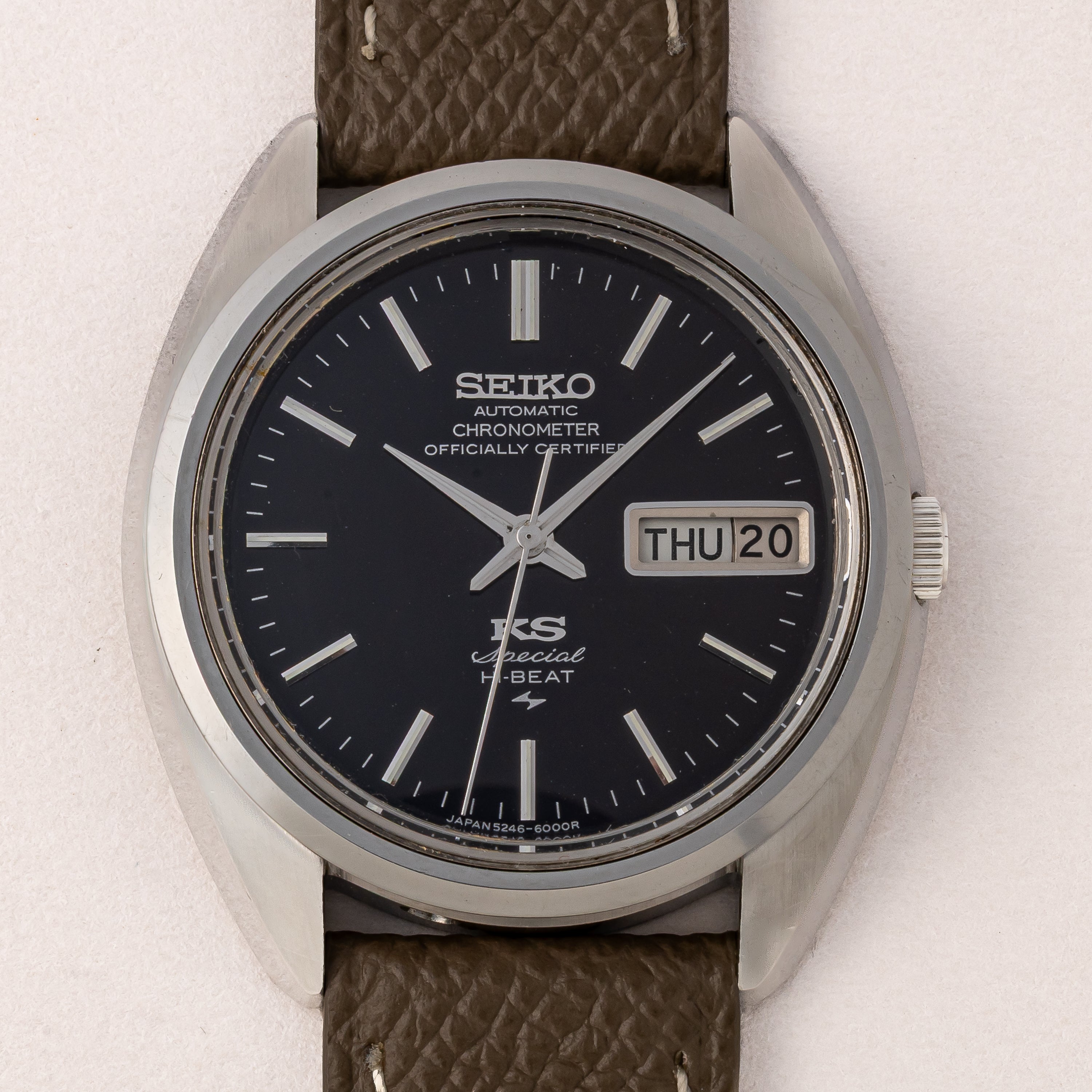 キングセイコー クロノメーター スペシャル 1972年製 ダークブルーダイヤル Ref.5246-6000 52KS ハイビート自動巻き