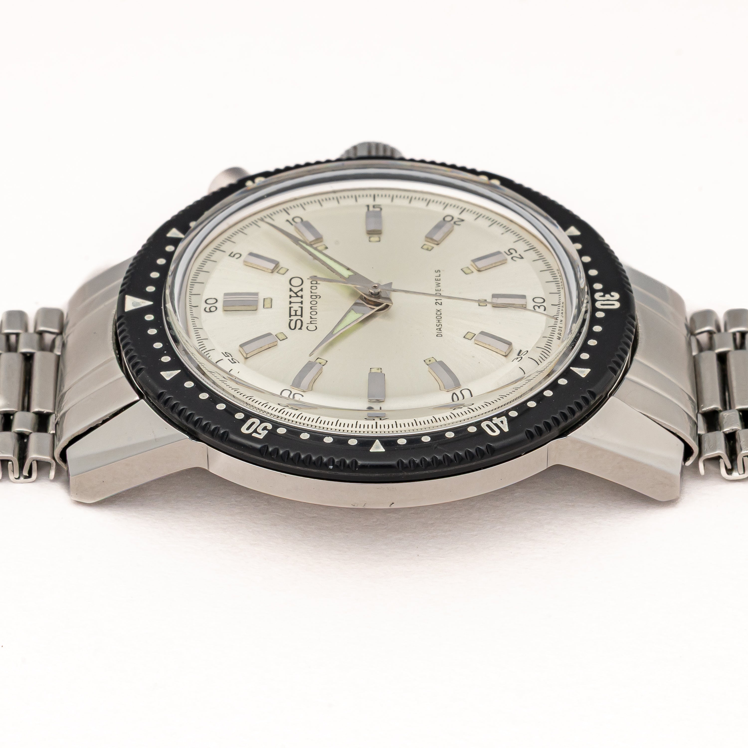 セイコー ワンプッシュクロノグラフ 1964年製 Ref.45899 聖火マーク プラベゼル 純正ブレス付き
