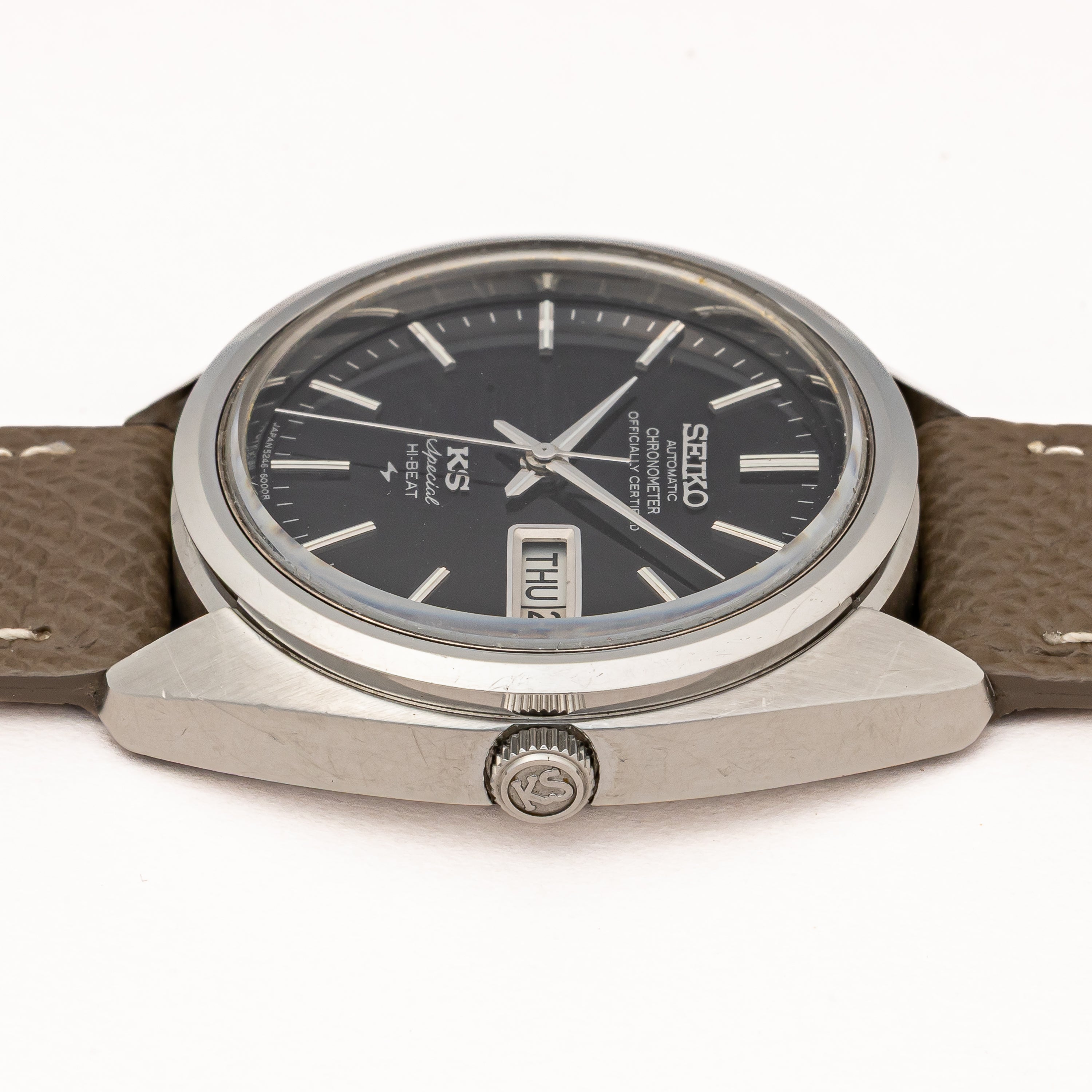 キングセイコー クロノメーター スペシャル 1972年製 ダークブルーダイヤル Ref.5246-6000 52KS ハイビート自動巻き