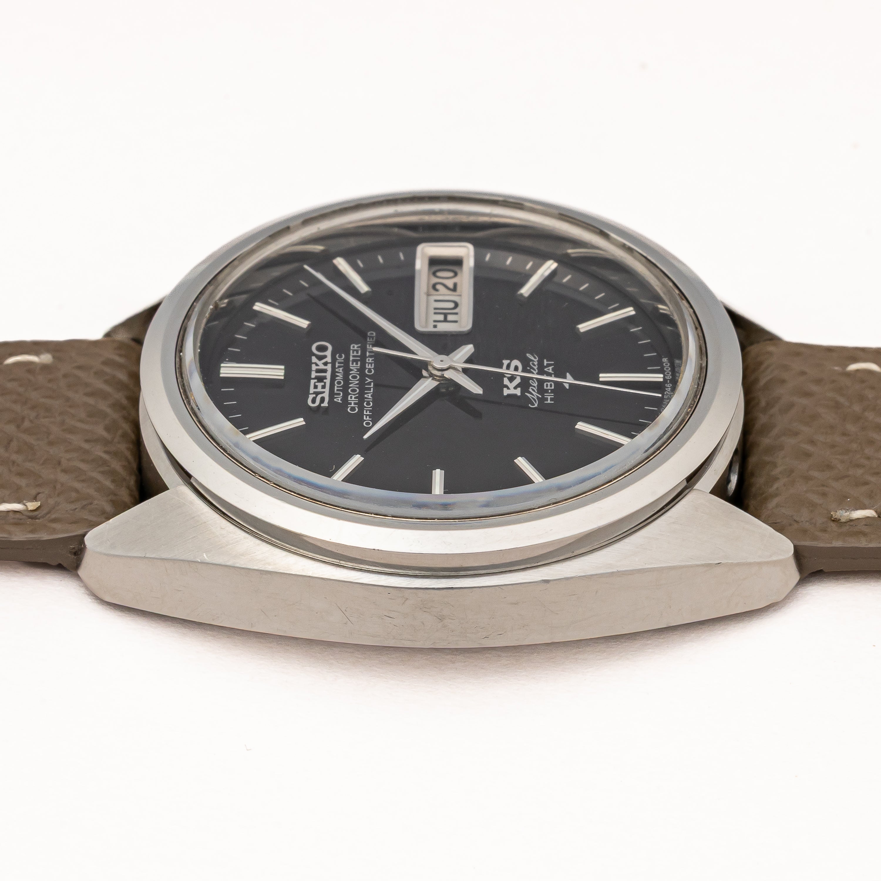 キングセイコー クロノメーター スペシャル 1972年製 ダークブルーダイヤル Ref.5246-6000 52KS ハイビート自動巻き