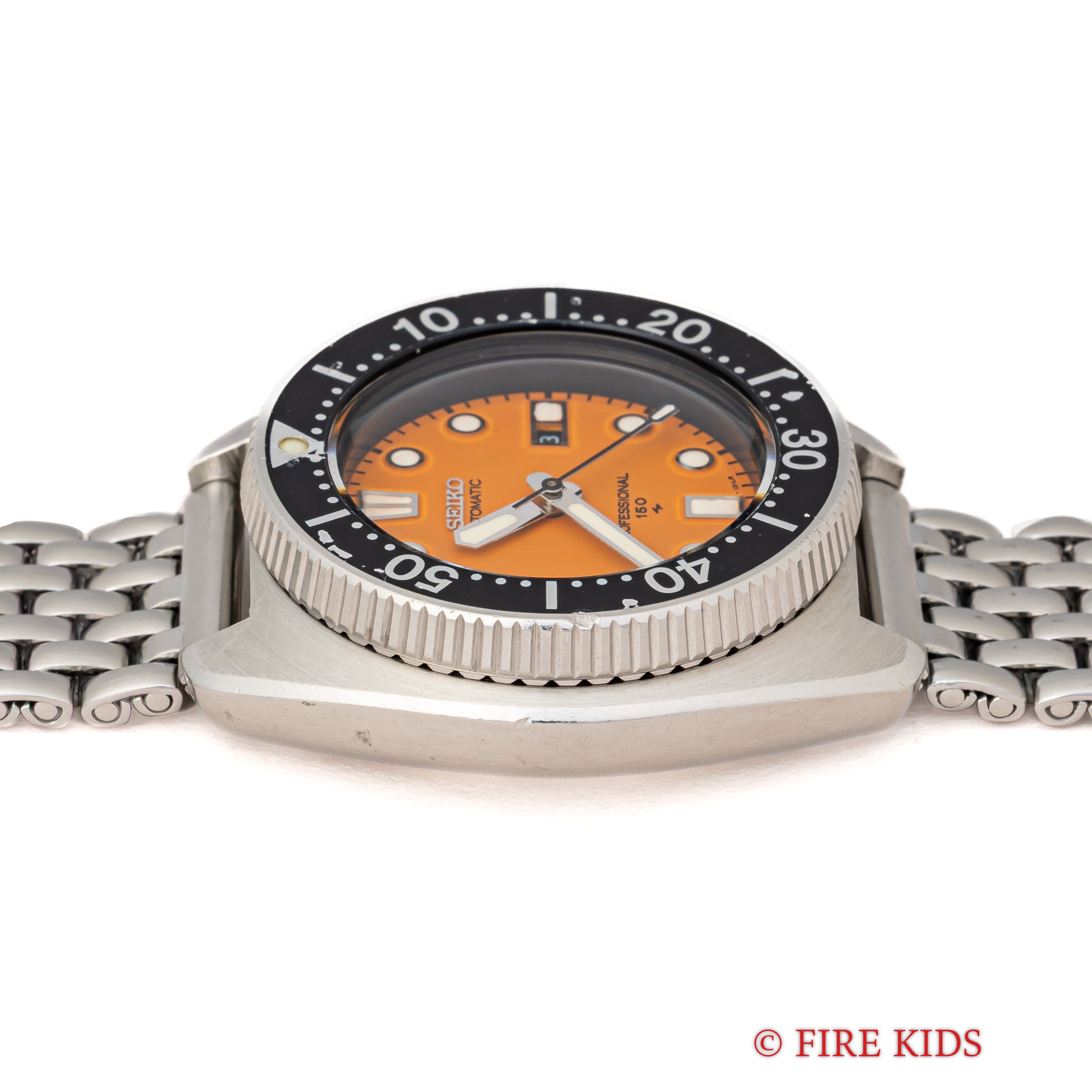 セイコー ダイバー 150m 1977年製 ボーイズサイズ オレンジダイヤル