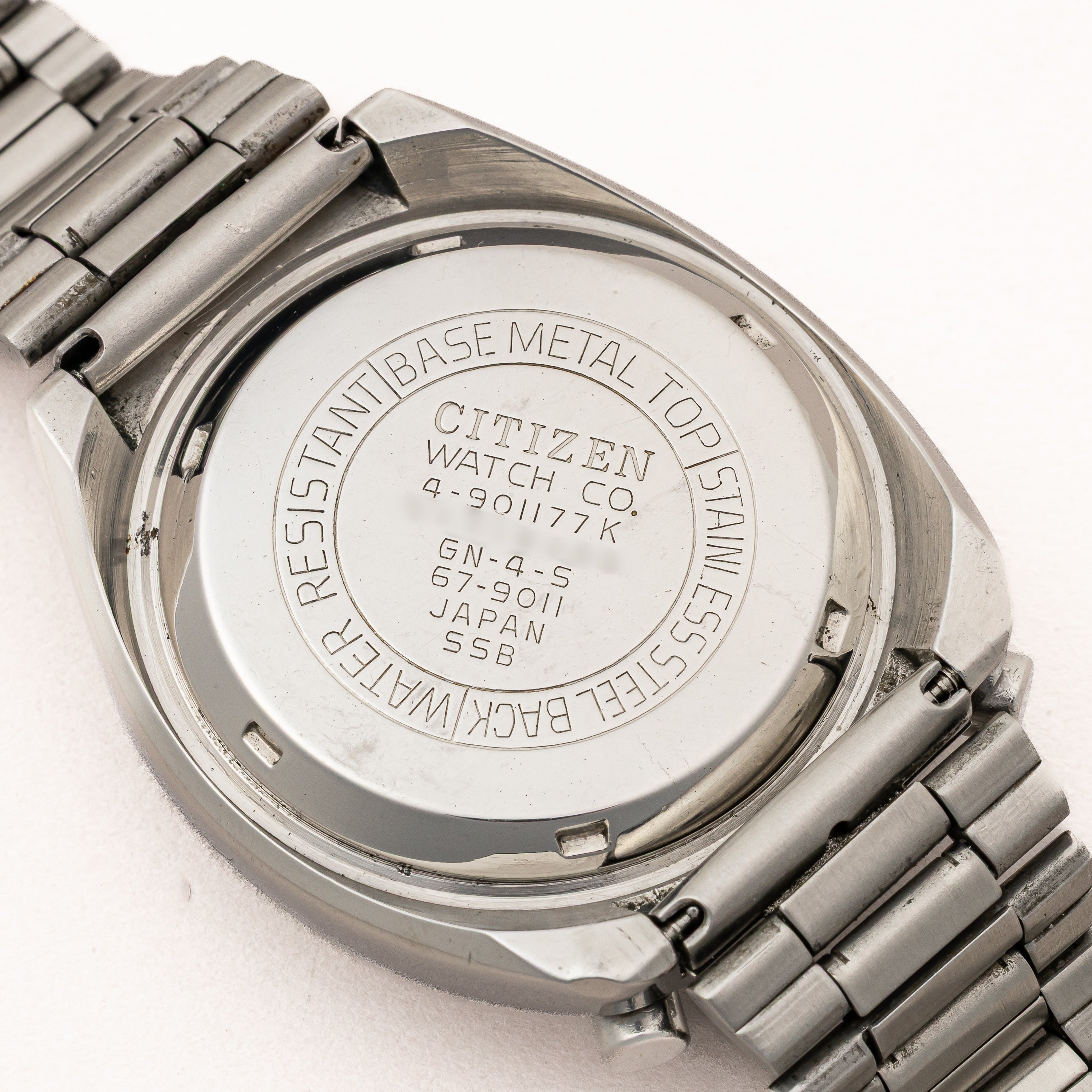 シチズン ツノクロノ チャレンジタイマー 1980年製 自動巻きクロノグラフ 純正ブレス