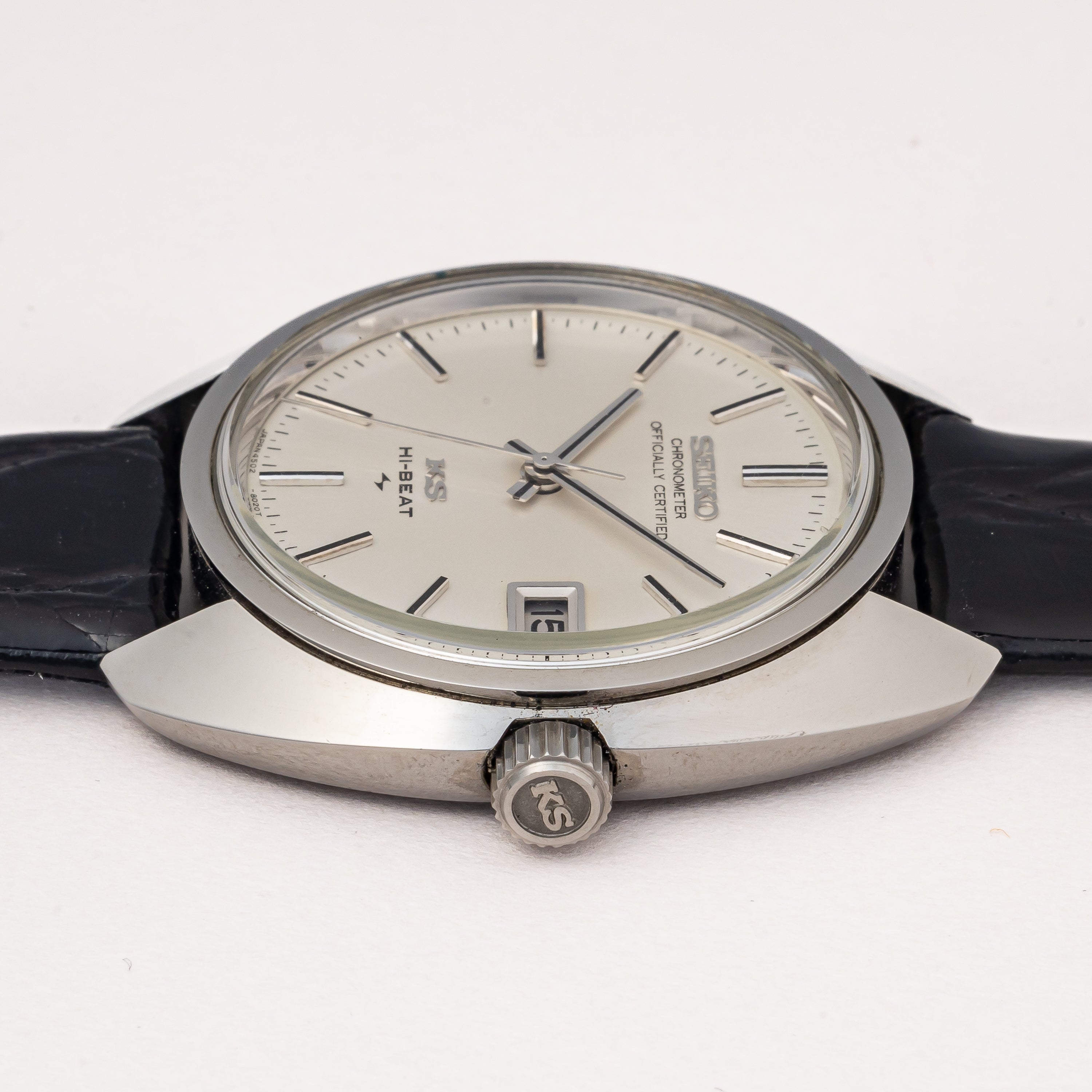 キングセイコー クロノメーター 10振動手巻き 45KS 1971年製 Ref.4502-8010 純正尾錠付き 美品