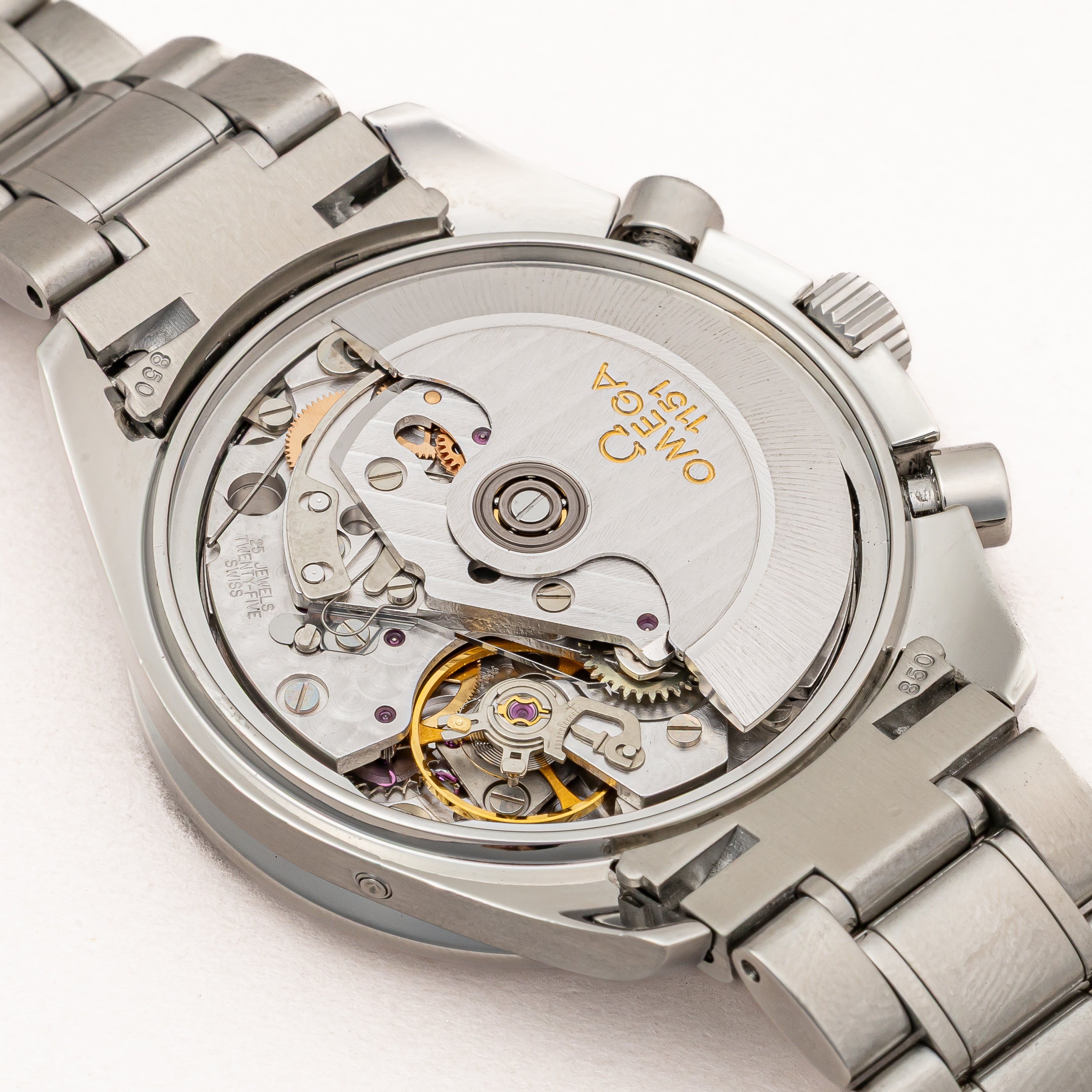 オメガ スピードマスター ブルーダイヤル トリプルカレンダークロノグラフ 1998年製 自動巻き