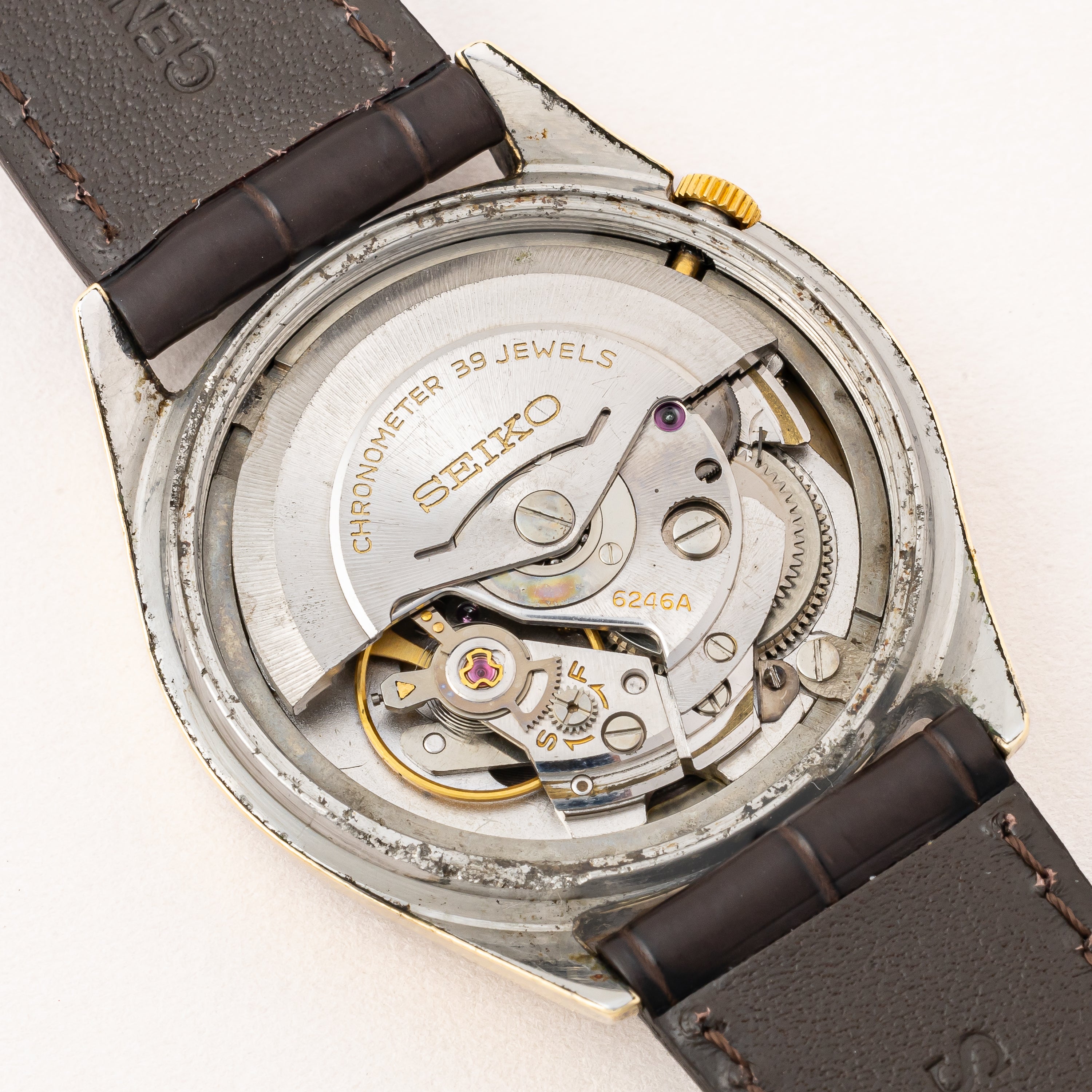 セイコー マチッククロノメーター 1966年製 Ref.6246-9000 CAPゴールド デイデイト 自動巻