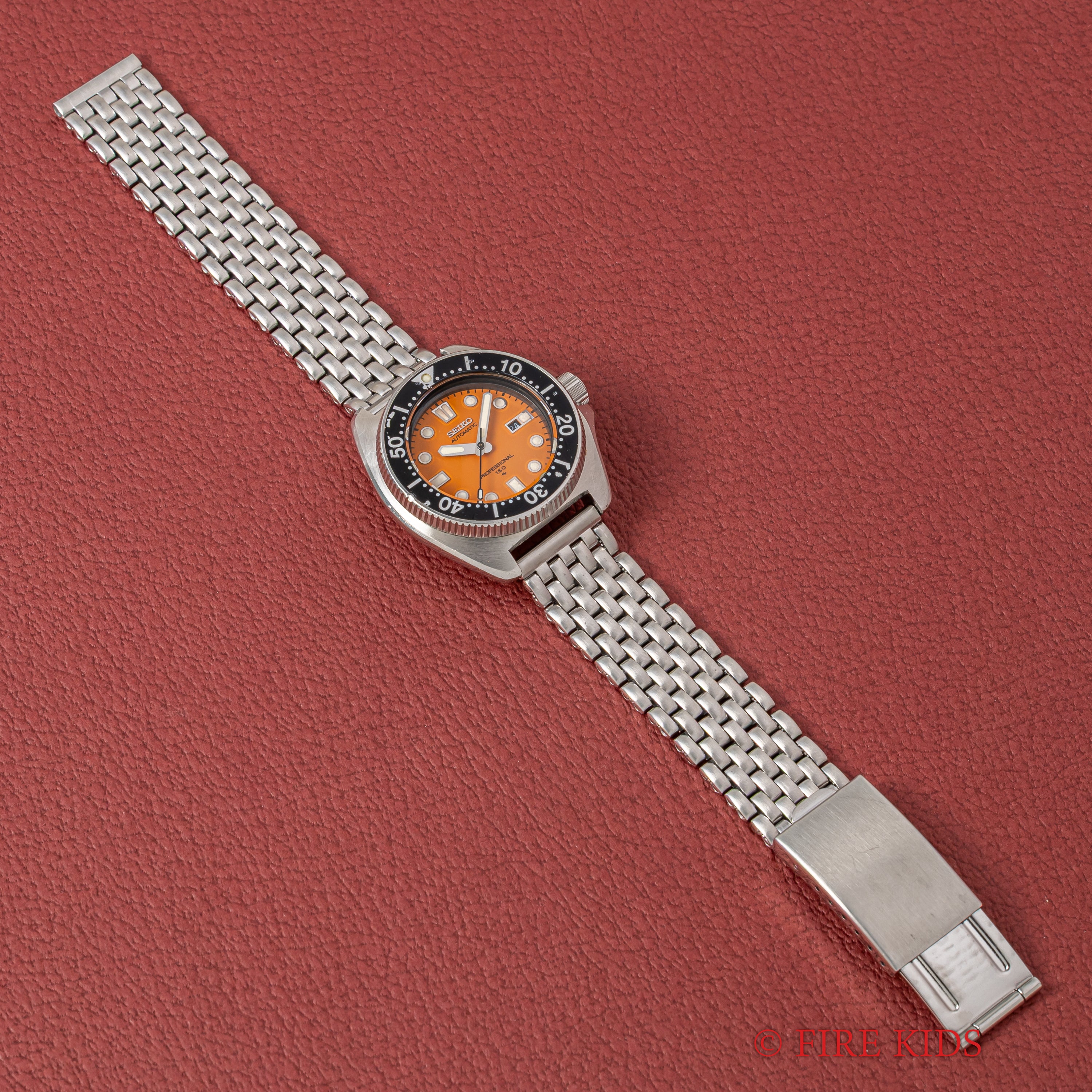セイコー ダイバー 150m 1977年製 ボーイズサイズ オレンジダイヤル