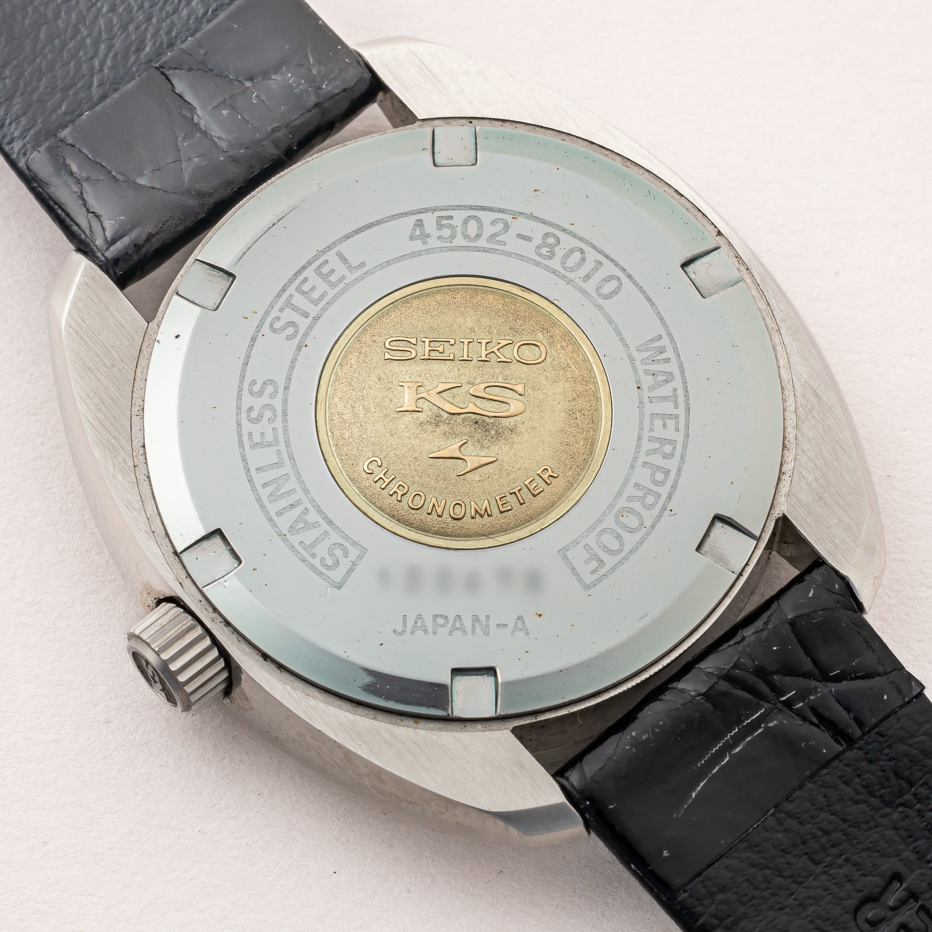 キングセイコー クロノメーター 10振動手巻き 45KS 1971年製 Ref.4502-8010 純正尾錠付き 美品
