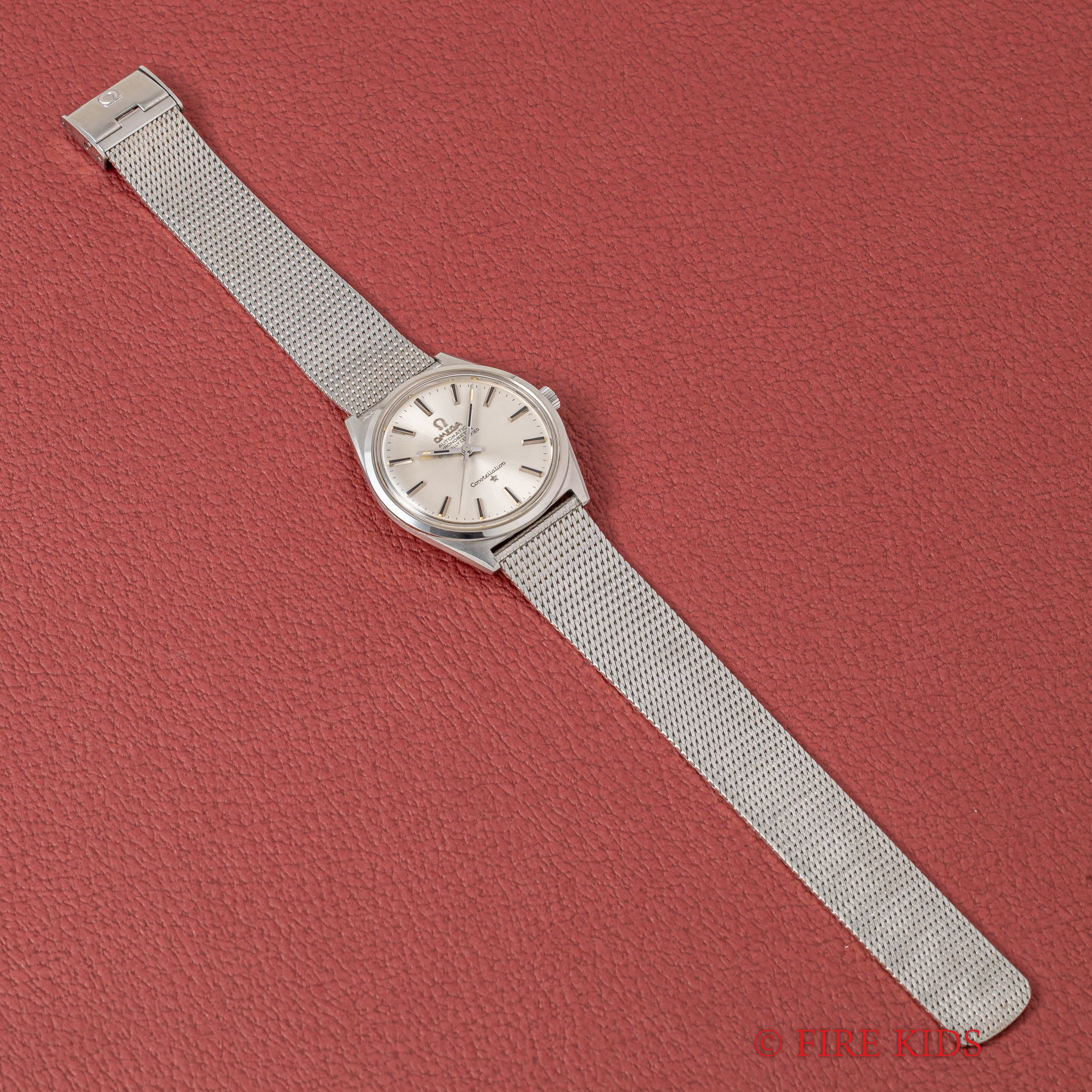 オメガ コンステレーション Ref.167.015 1968年製 クロノメーター自動巻 cal.551 純正メッシュブレス