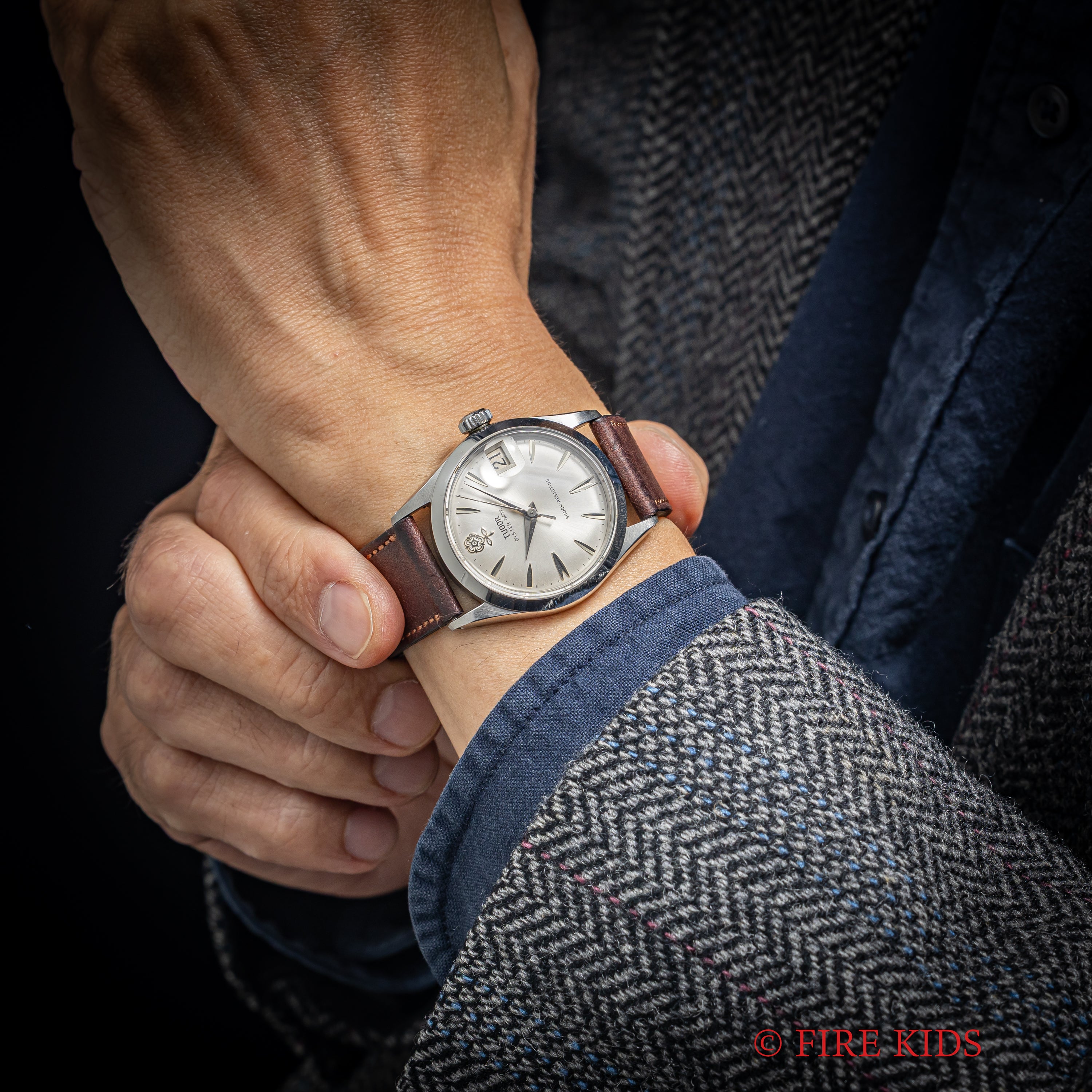 チューダー デカバラ オイスターデイト 1961年製 Ref.7974 手巻き