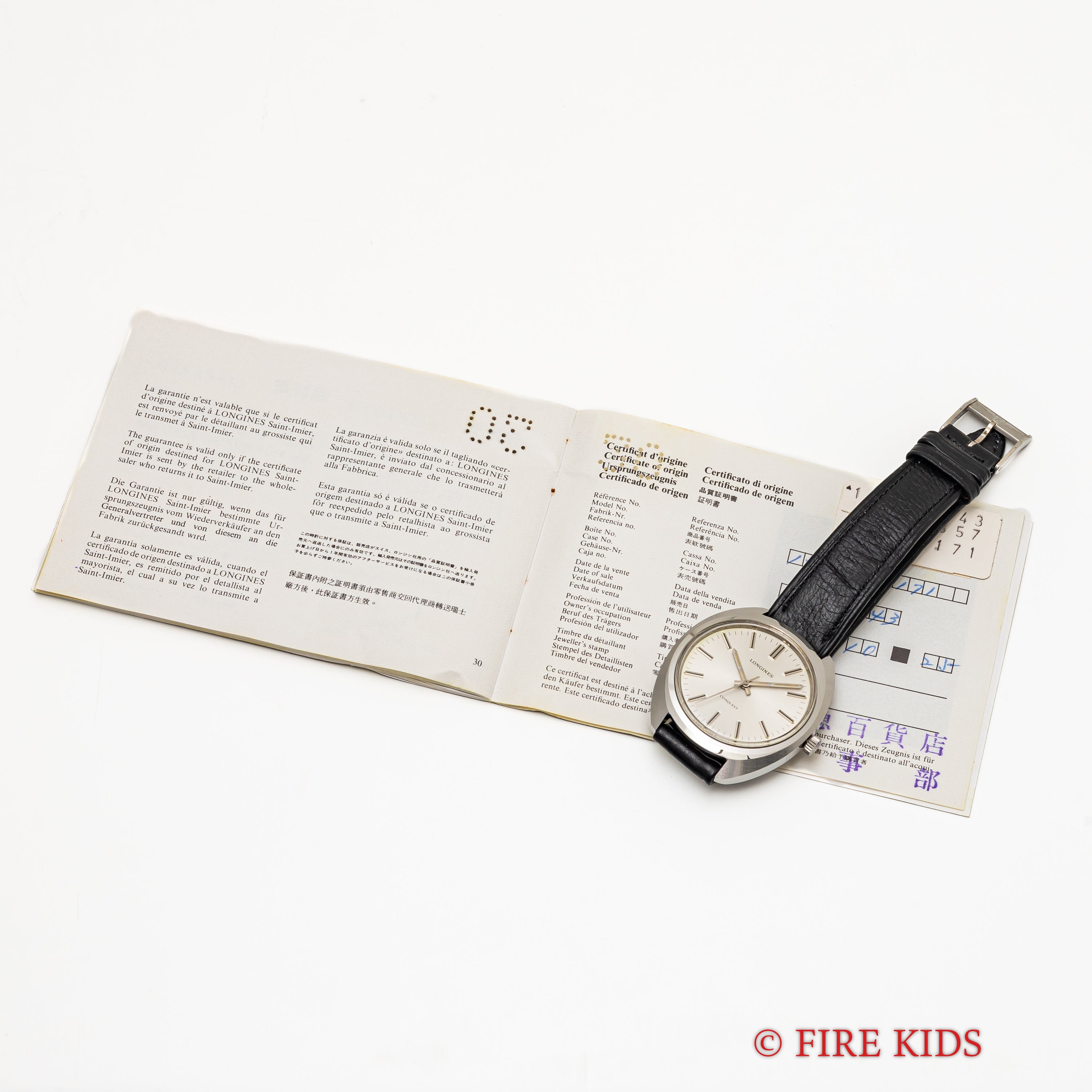 ロンジン コンクエスト 1975年販売 手巻 Cal.706 美品 箱ギャラ、オリジナルベルト尾錠付