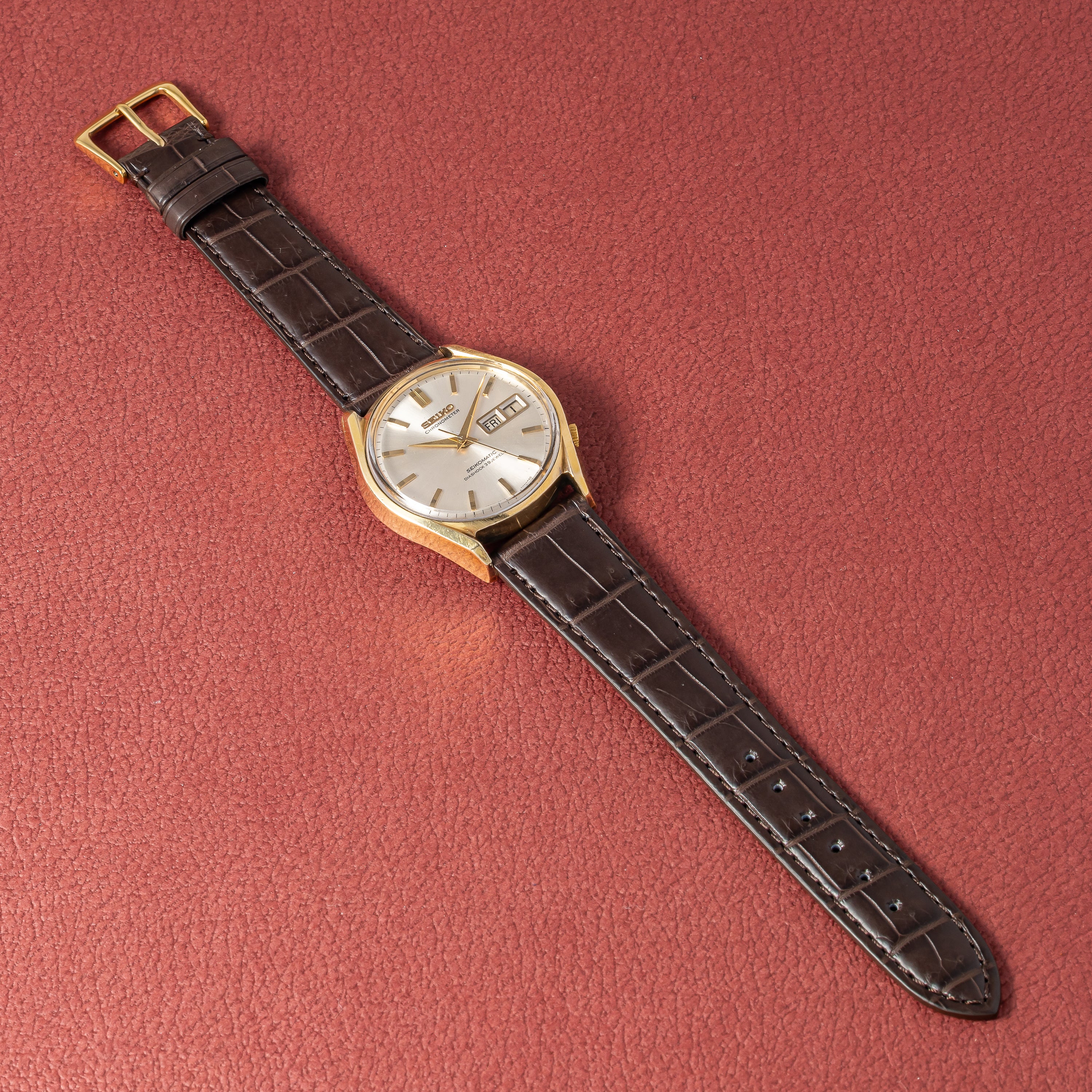 セイコー マチッククロノメーター 1966年製 Ref.6246-9000 CAPゴールド デイデイト 自動巻