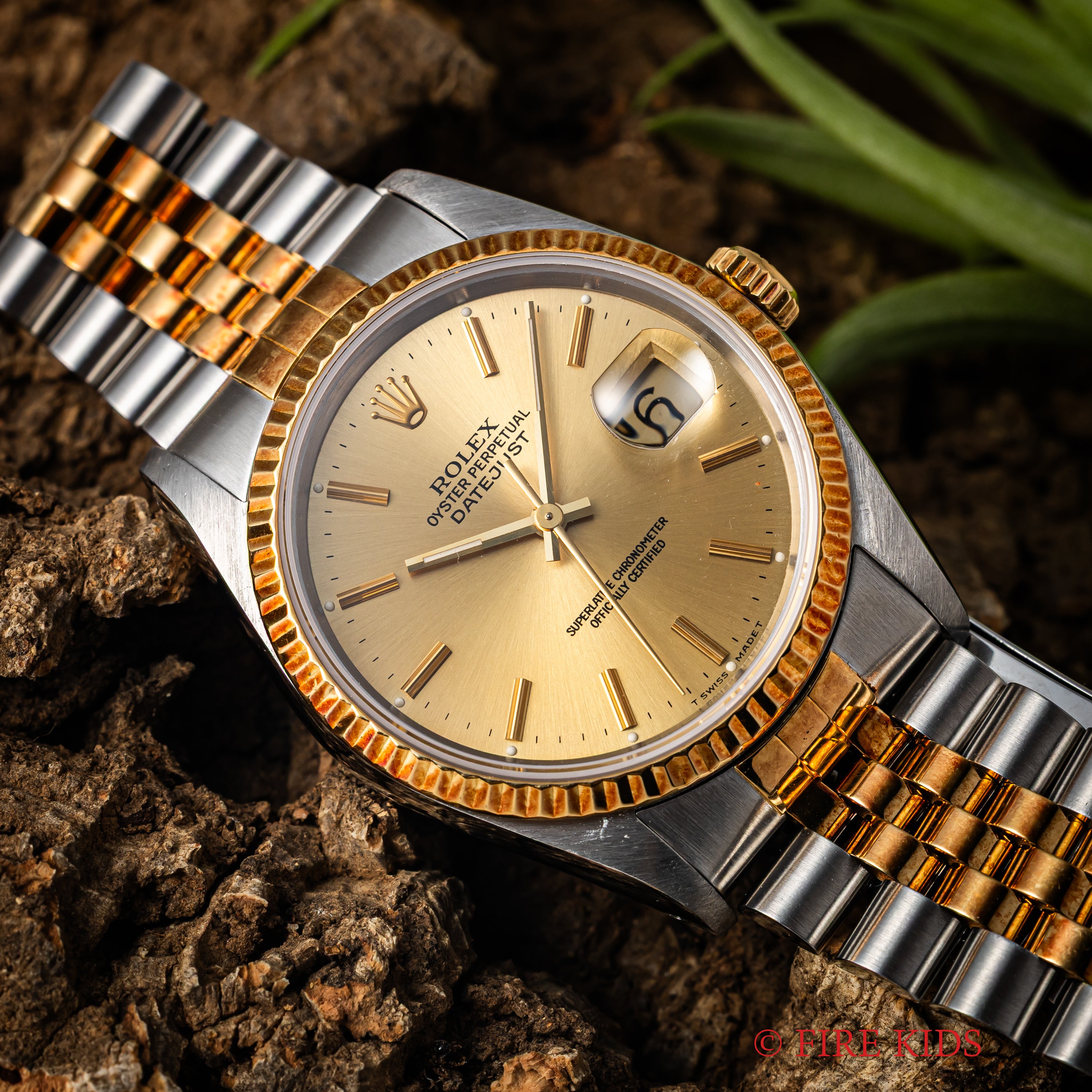 ロレックス デイトジャスト コンビ Ref.16233 シャンパンダイヤル 1990~1991年製