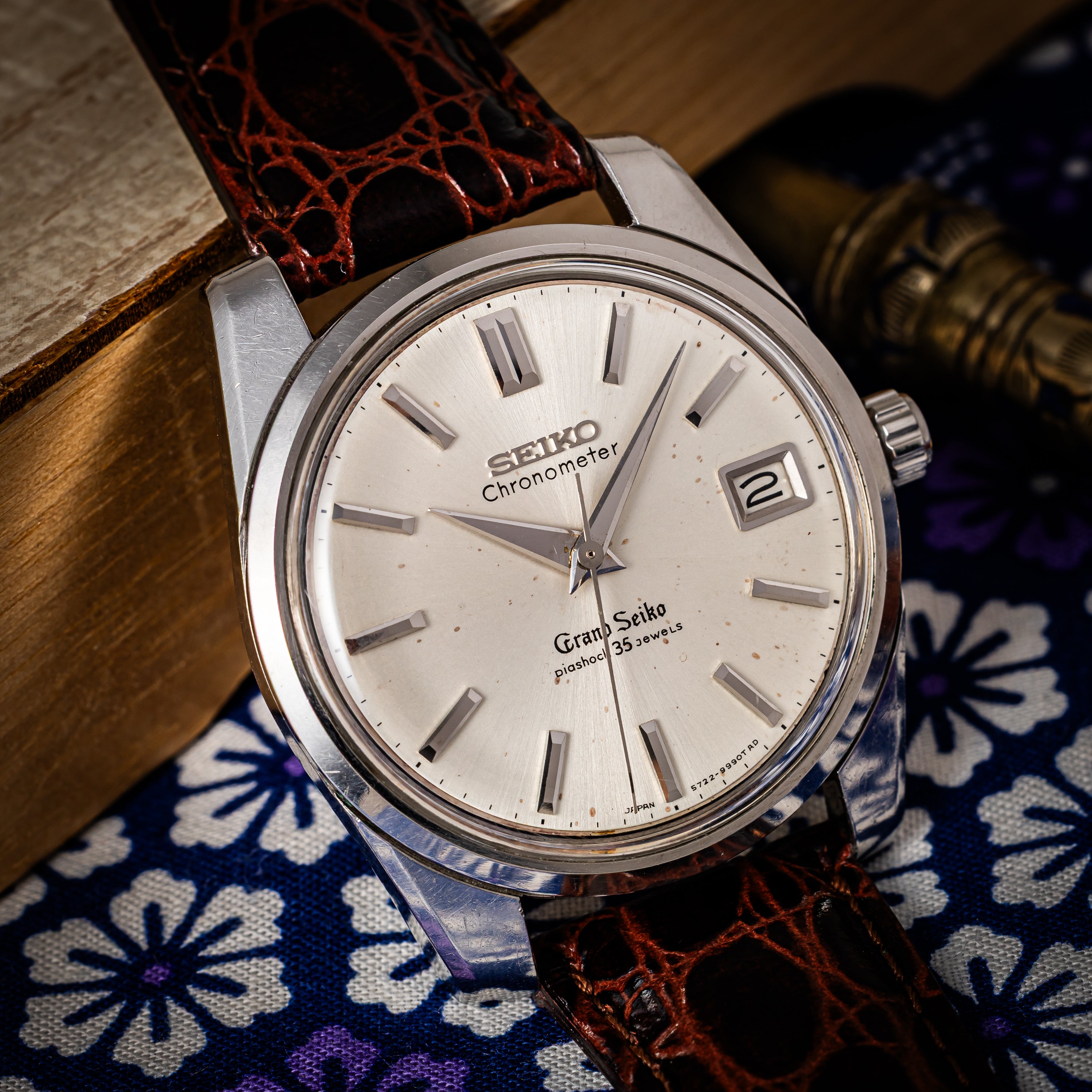 グランドセイコー 2nd前期 セルフデーター 1965年製 Ref.5722-9990 57GS クロノメーター 獅子メダル