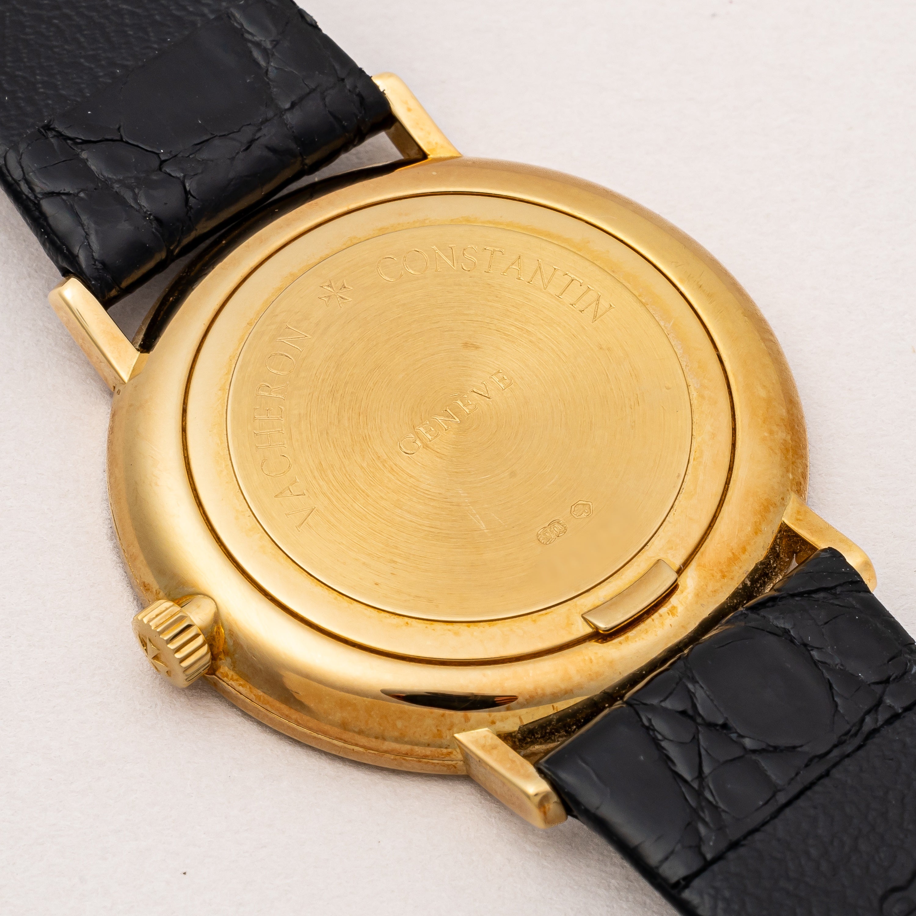 ヴァシュロン・コンスタンタン ラウンドケース 1990年代製 Ref.31039 18金イエローゴールド エッセンシャル ローマンダイヤル 箱、ギャラ付き