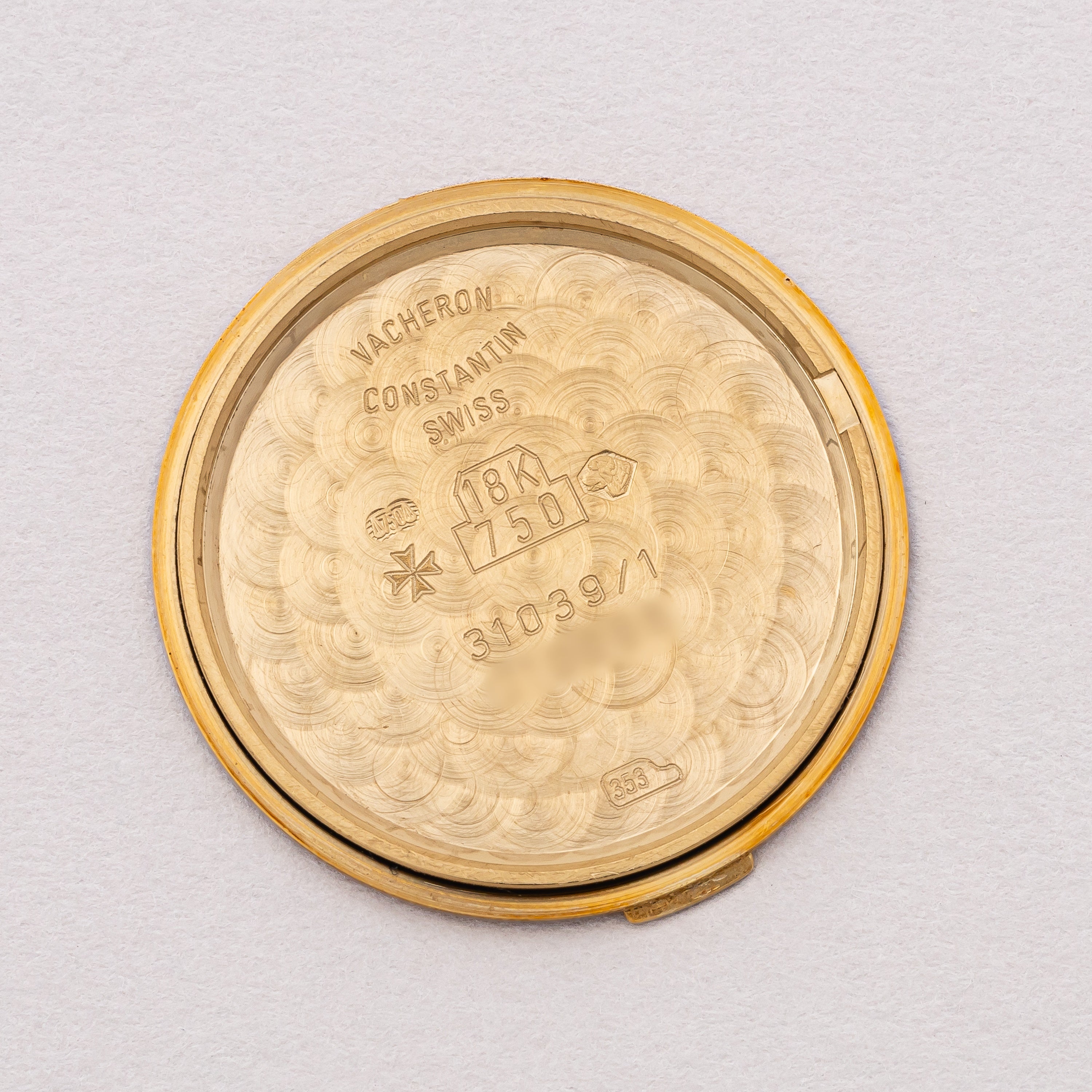 ヴァシュロン・コンスタンタン ラウンドケース 1990年代製 Ref.31039 18金イエローゴールド エッセンシャル ローマンダイヤル 箱、ギャラ付き