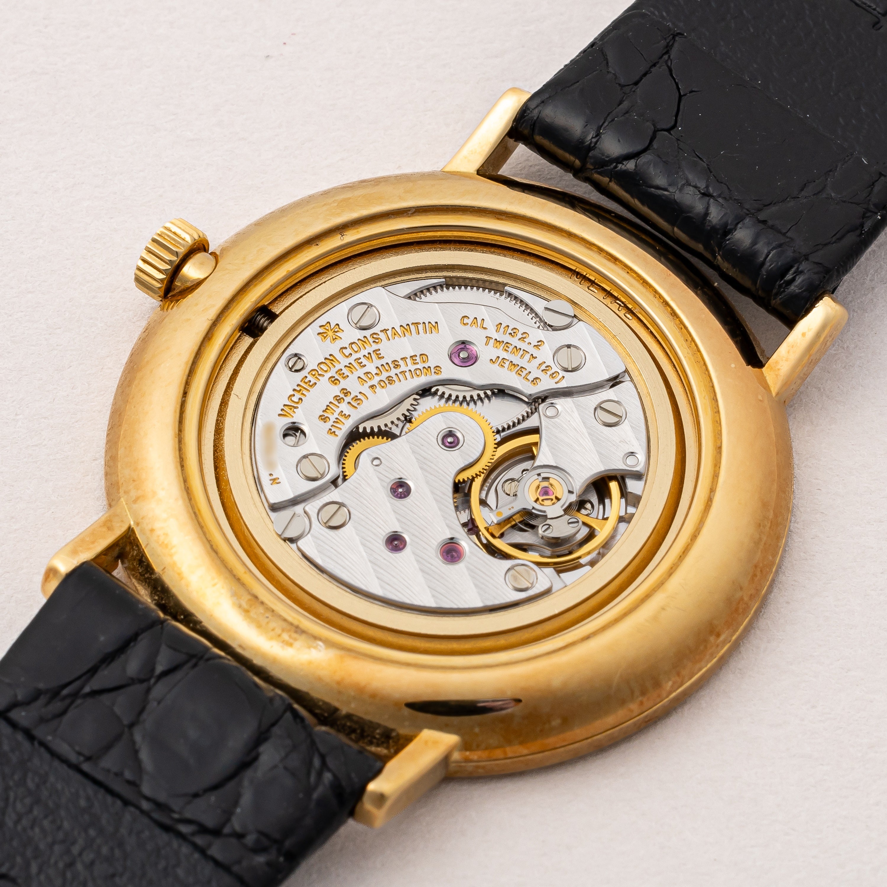 ヴァシュロン・コンスタンタン ラウンドケース 1990年代製 Ref.31039 18金イエローゴールド エッセンシャル ローマンダイヤル 箱、ギャラ付き