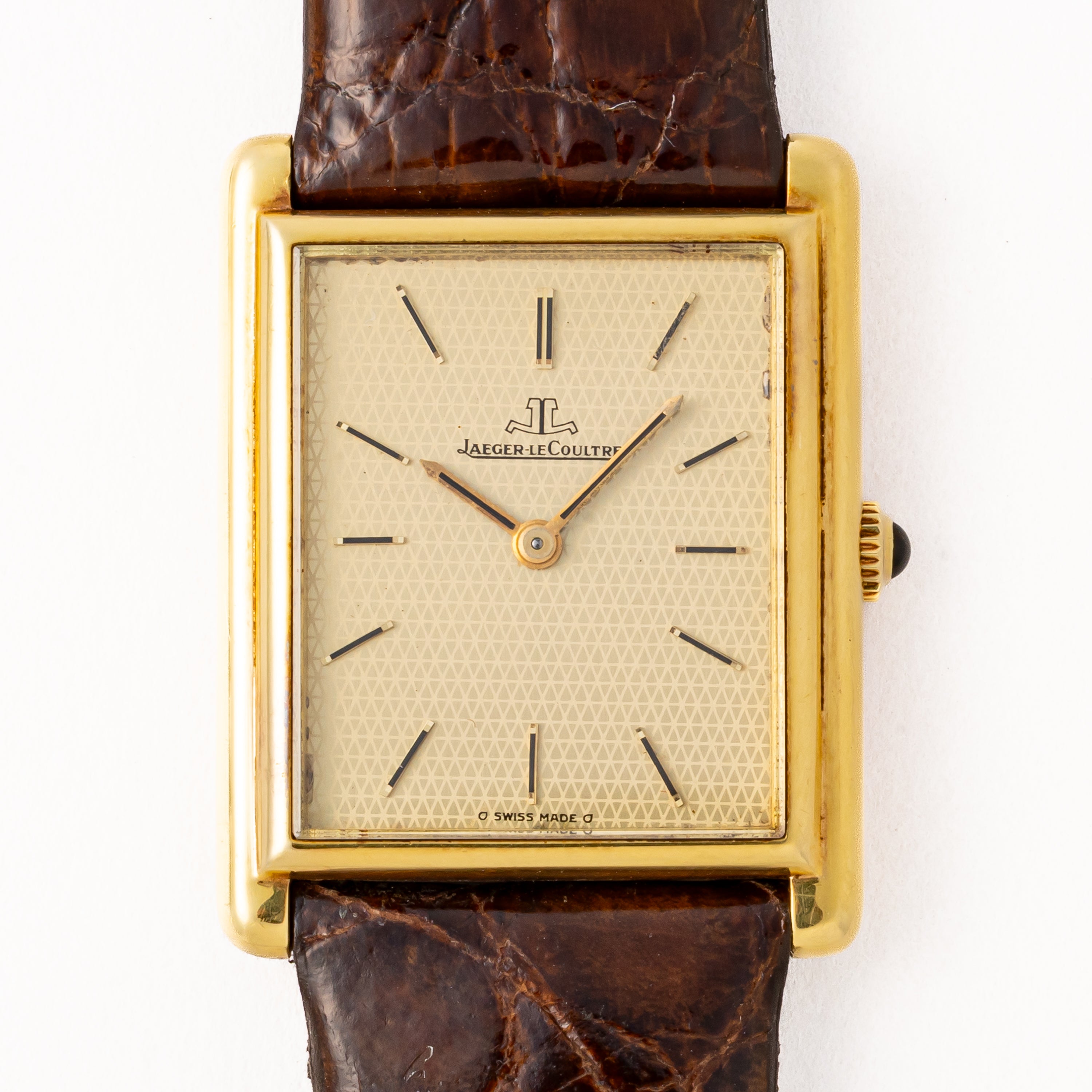 ジャガールクルト タンク 手巻き 18金無垢 1970年代製 Ref.6029 Cal.841 箱付き