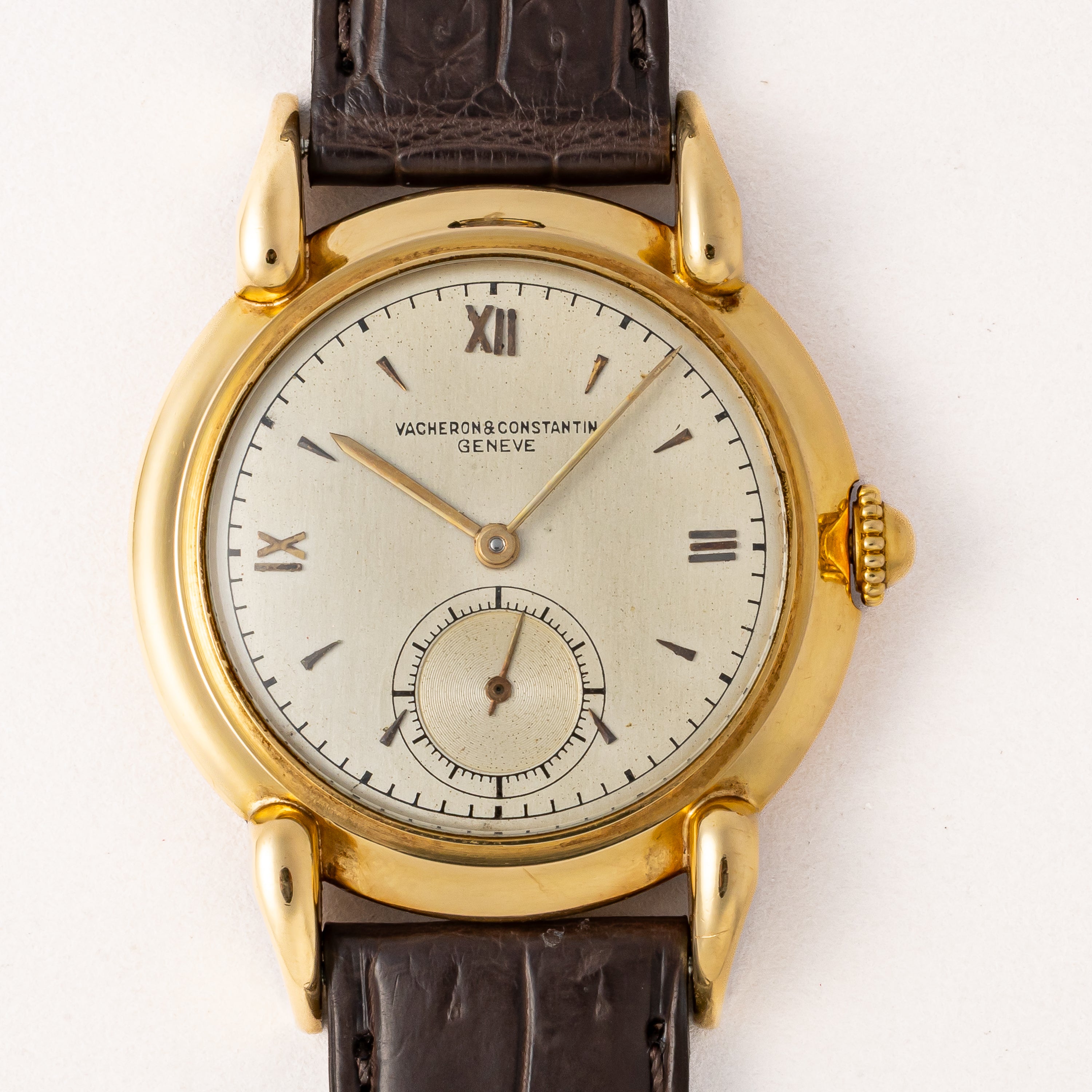 ヴァシュロン・コンスタンタン 18金無垢ティアドロップラグ 1950年代製 スモールセコンド Cal.453/2C