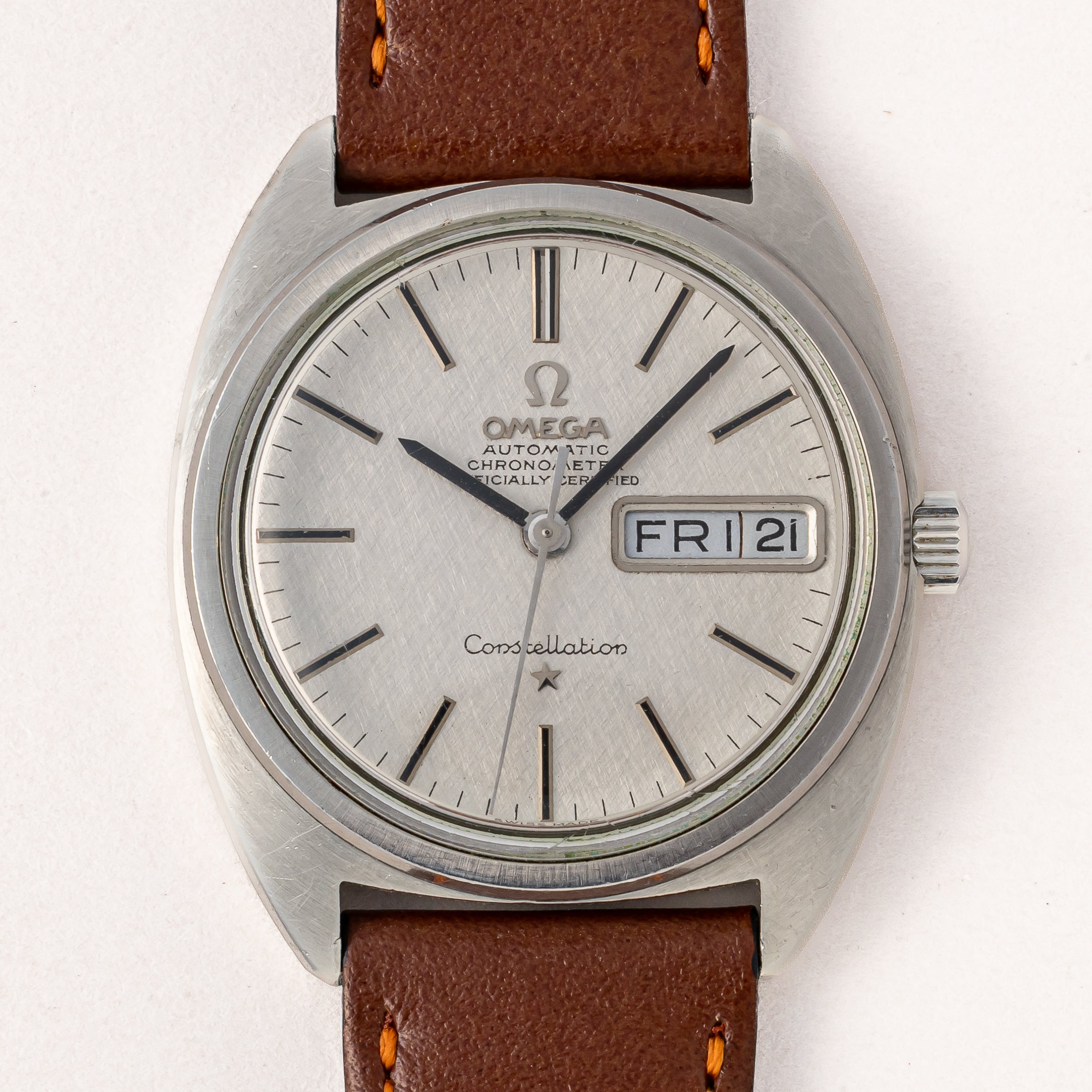 オメガ コンステレーション 1967年製 Ref.168019ジェンタ リネンシルバーダイヤル