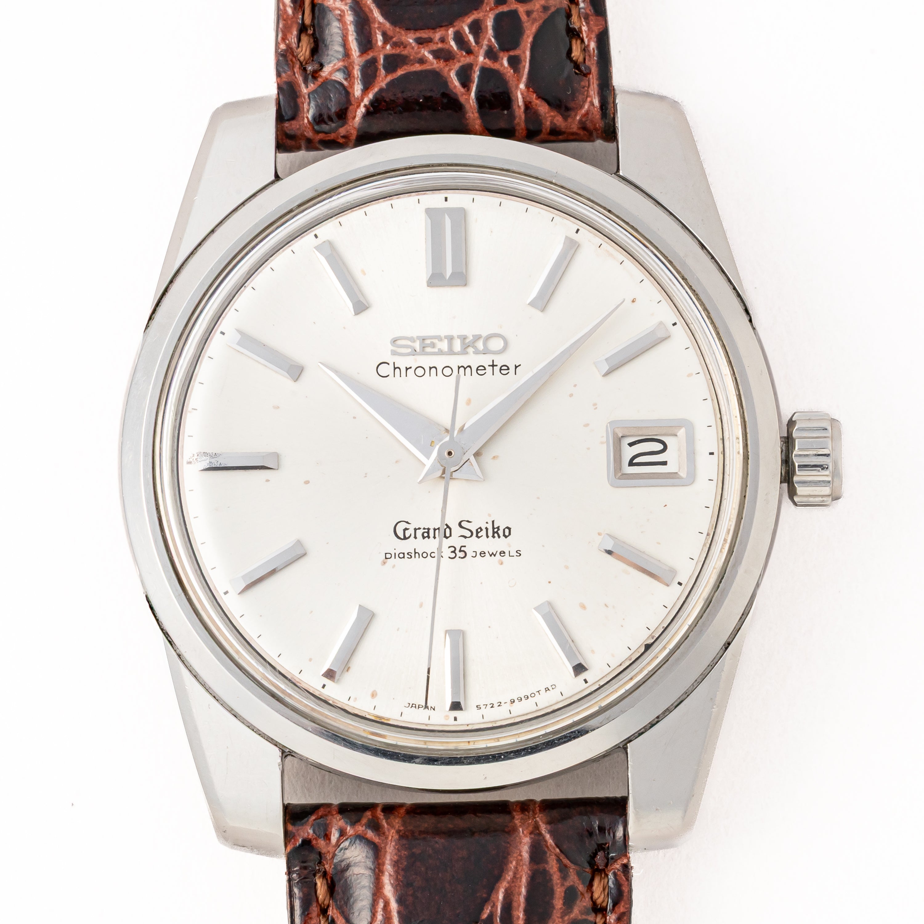 グランドセイコー 2nd前期 セルフデーター 1965年製 Ref.5722-9990 57GS クロノメーター 獅子メダル