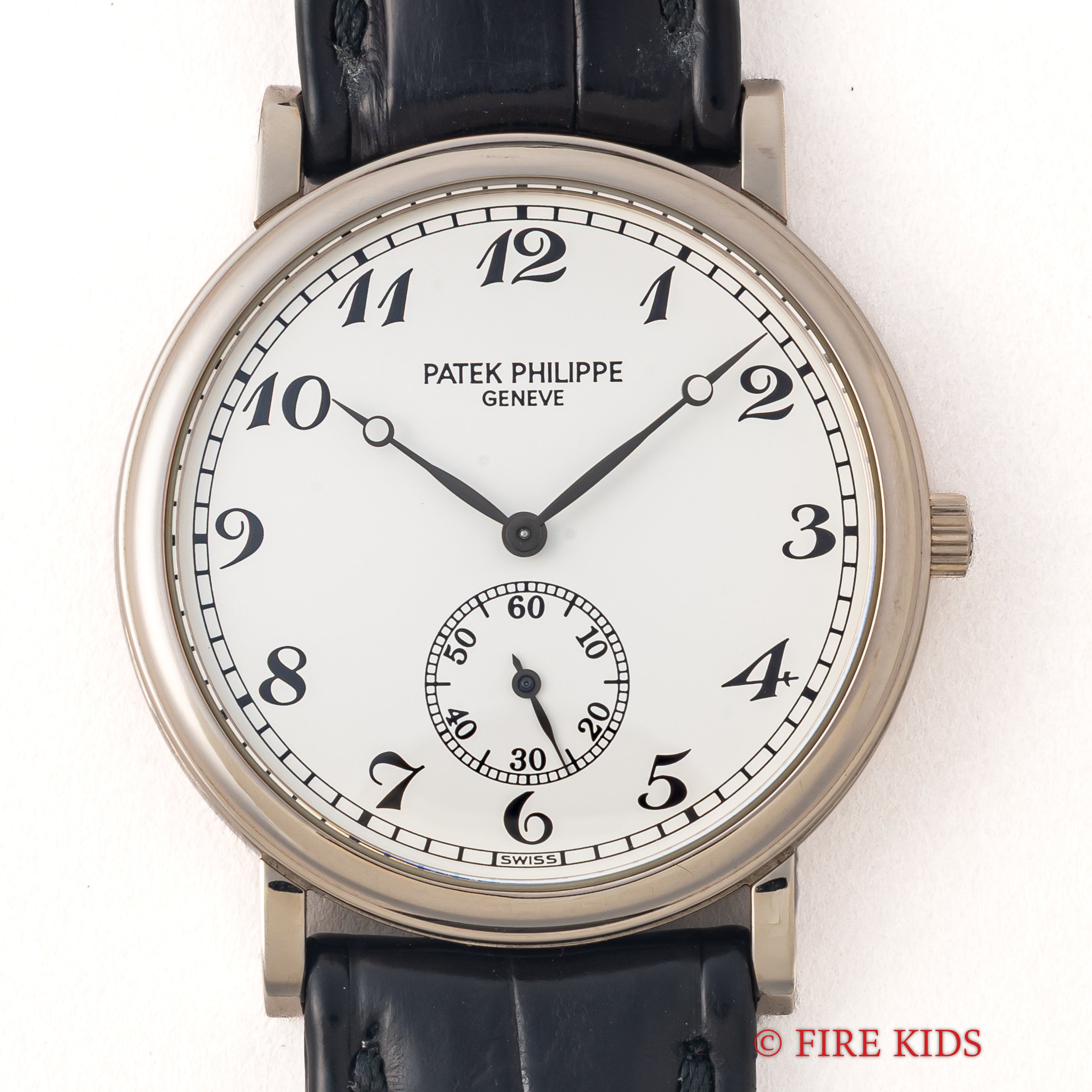 パテック・フィリップ カラトラバ Ref.5022G-012 オフィサー 18金無垢ホワイトゴールド 手巻 Cal.215 1999~2004年製