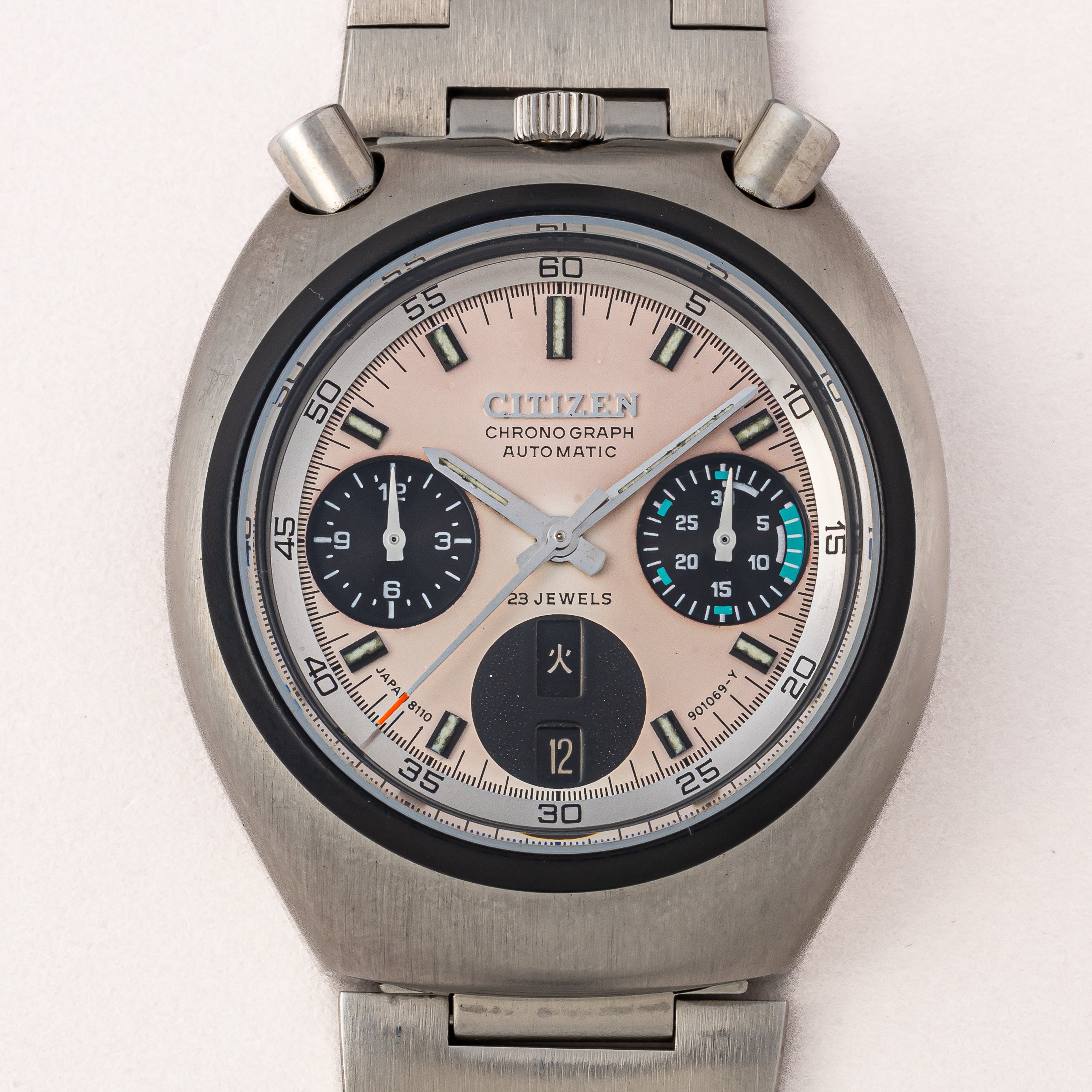 シチズン ツノクロノ チャレンジタイマー 1976年製 Ref.4-901177K 自動巻きクロノグラフ