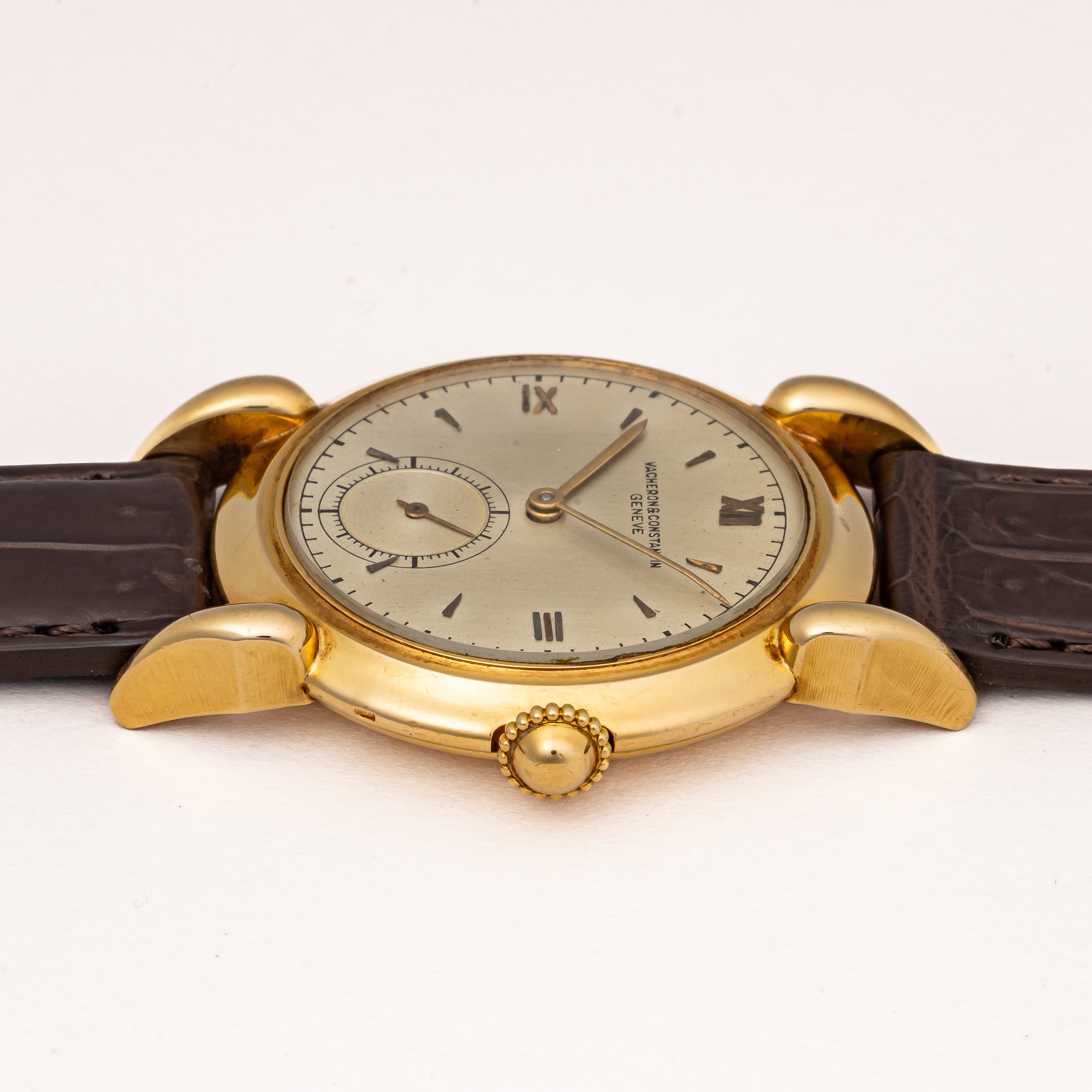 ヴァシュロン・コンスタンタン 18金無垢ティアドロップラグ 1950年代製 スモールセコンド Cal.453/2C